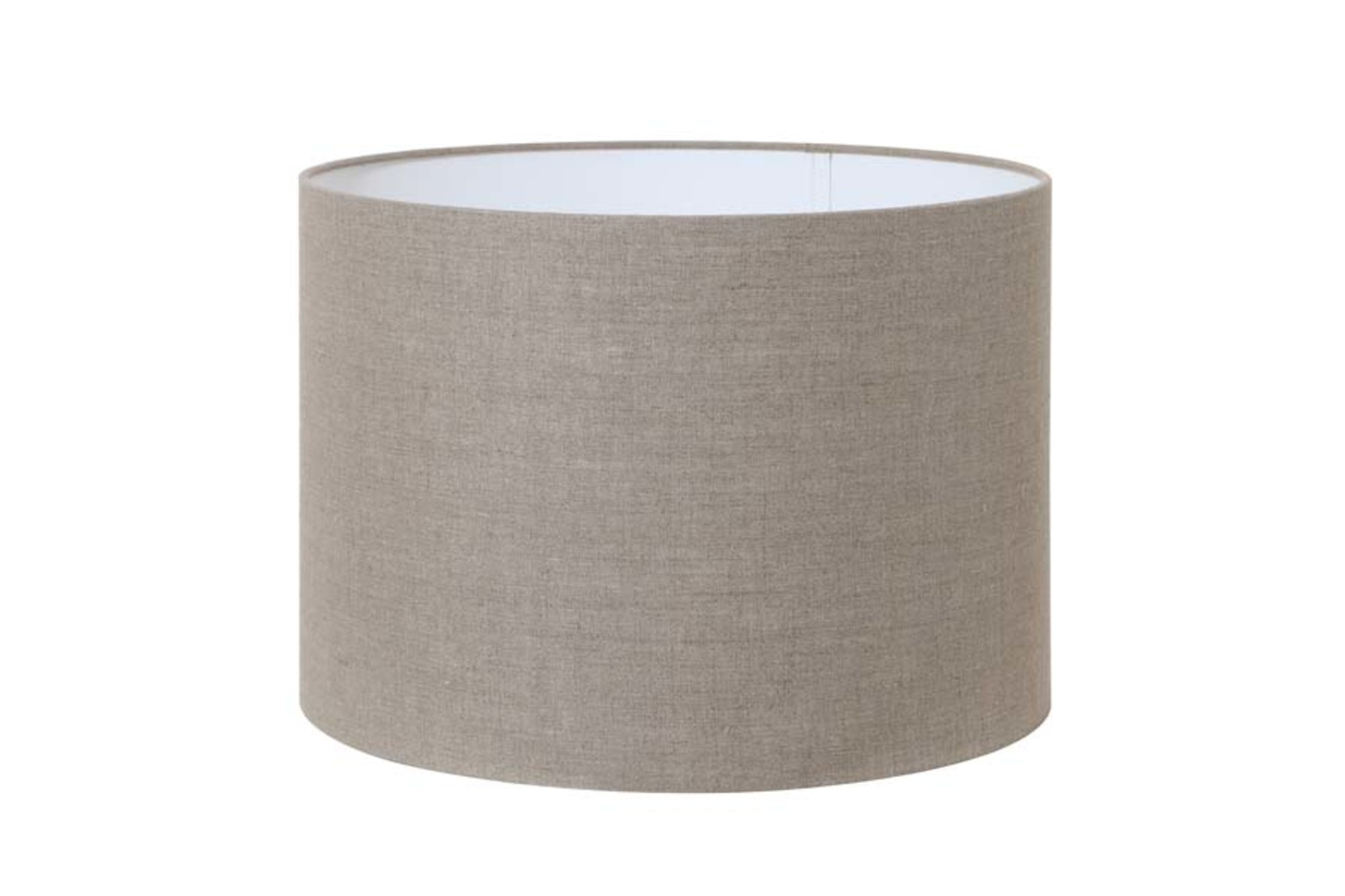 Abat-jour beige en forme cylindrique Light & Living Dark Linen – Image 2