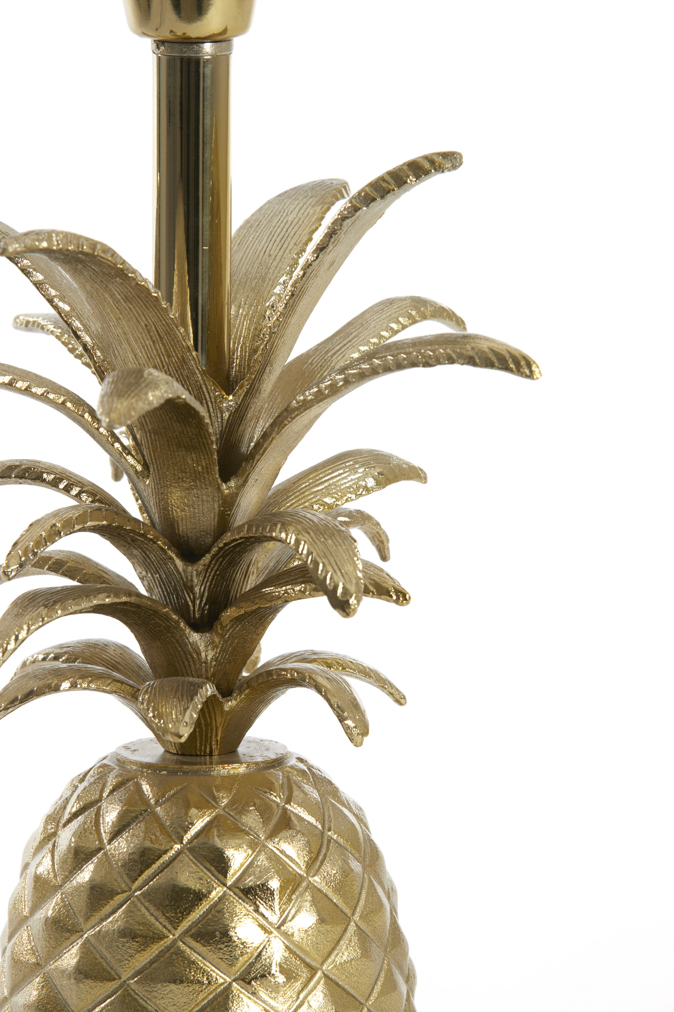 Piedestal de lampe en design d'ananas doré Light & Living Pineapple – Image 6