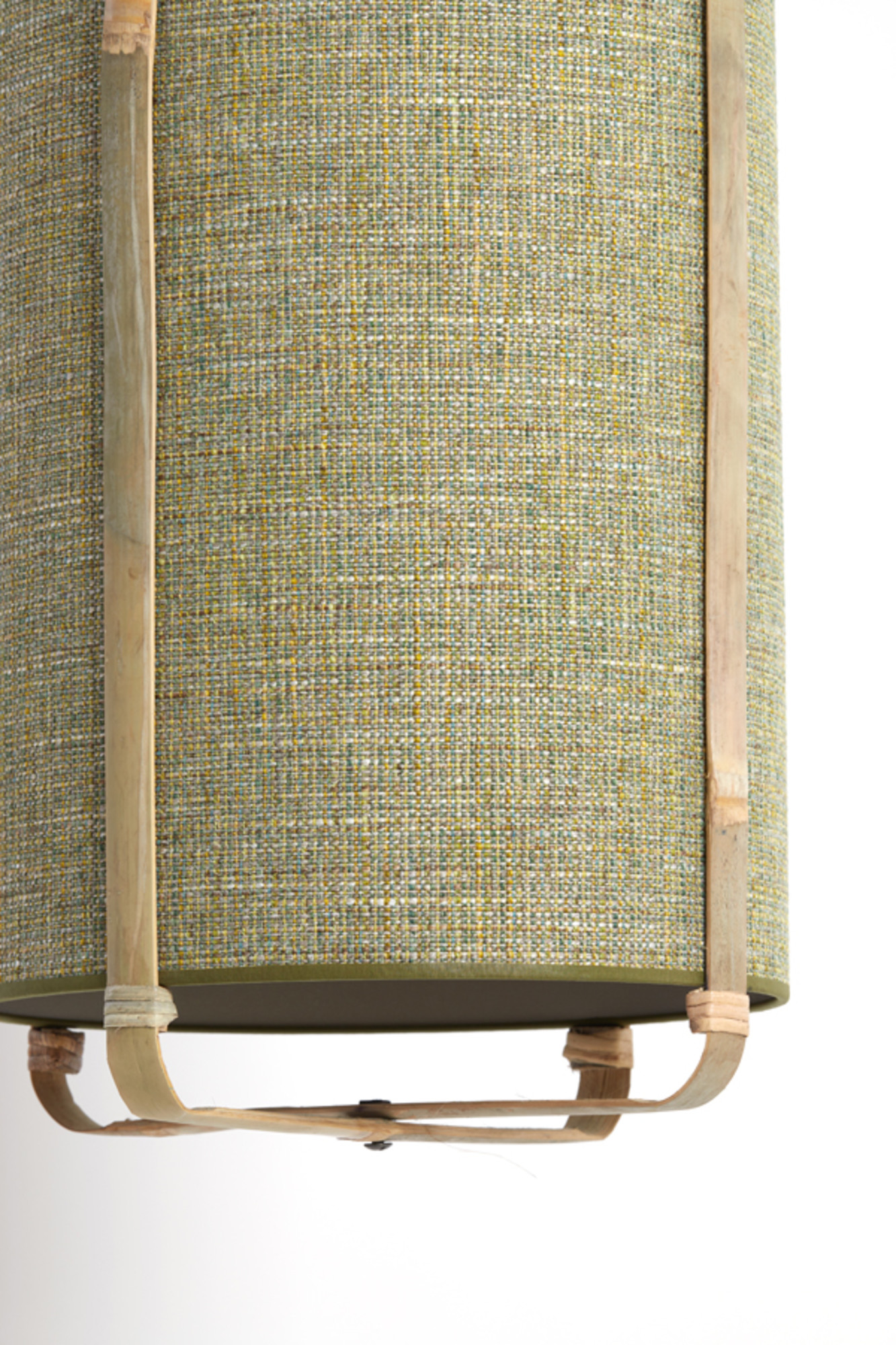 Suspension cylindrique verte pour ambiance cosy Light & Living Sendai – Image 3