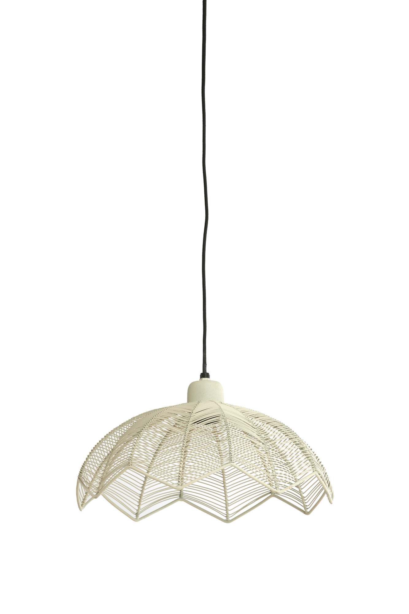 Suspension métallique blanche compacte Light & Living Espelo – Image 2