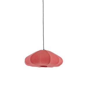 Suspension rose en tissu au style doux Light & Living Cesano