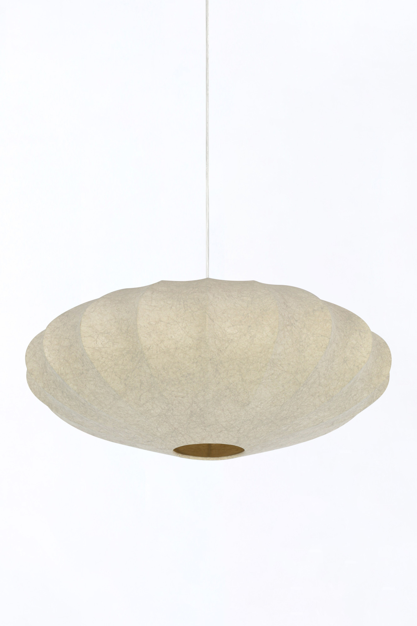 Suspension ronde crème avec abat-jour textile Light & Living Fay – Image 6