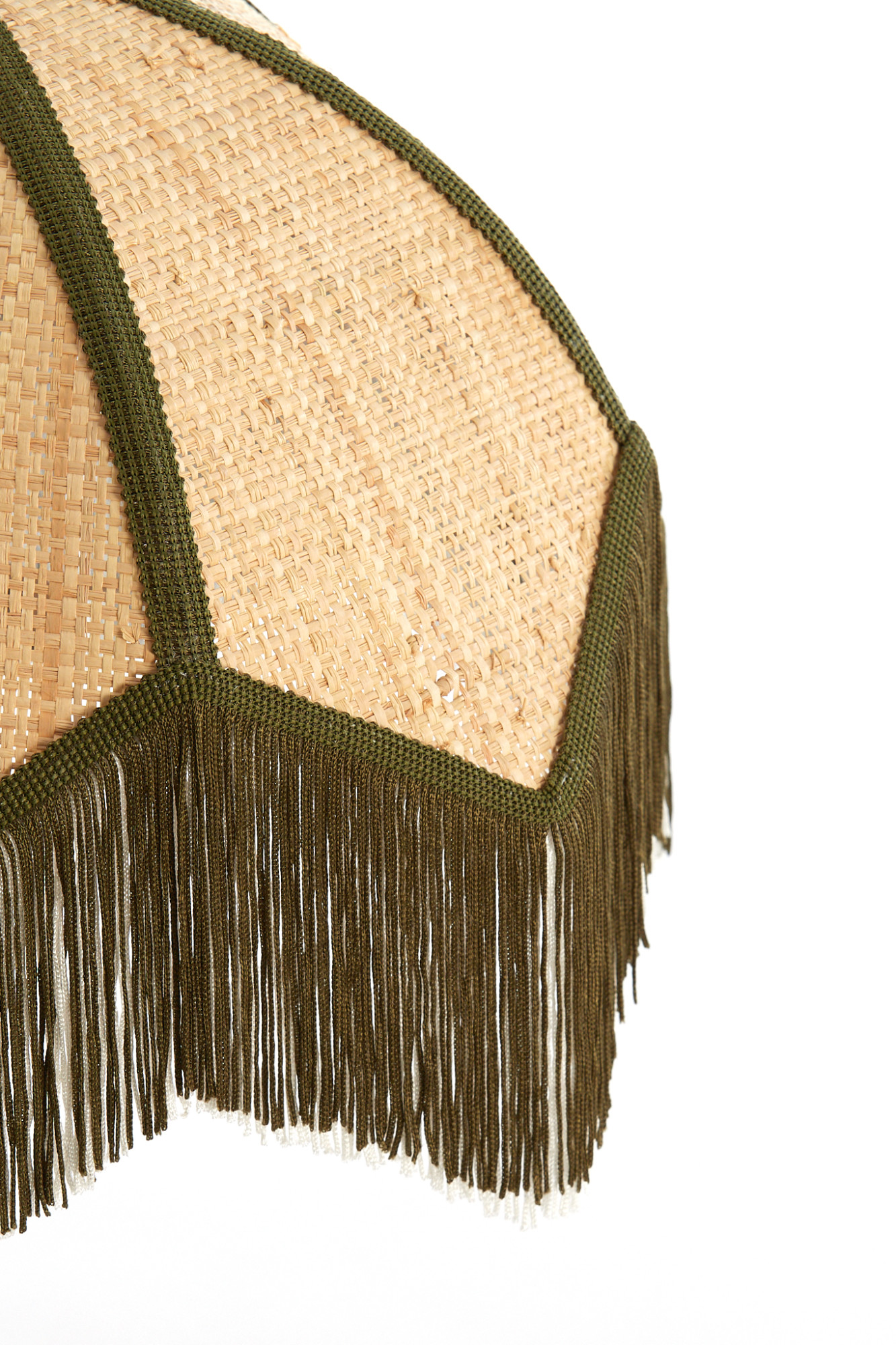 Abat-jour en rotin avec franges Light & Living Sulina – Image 3