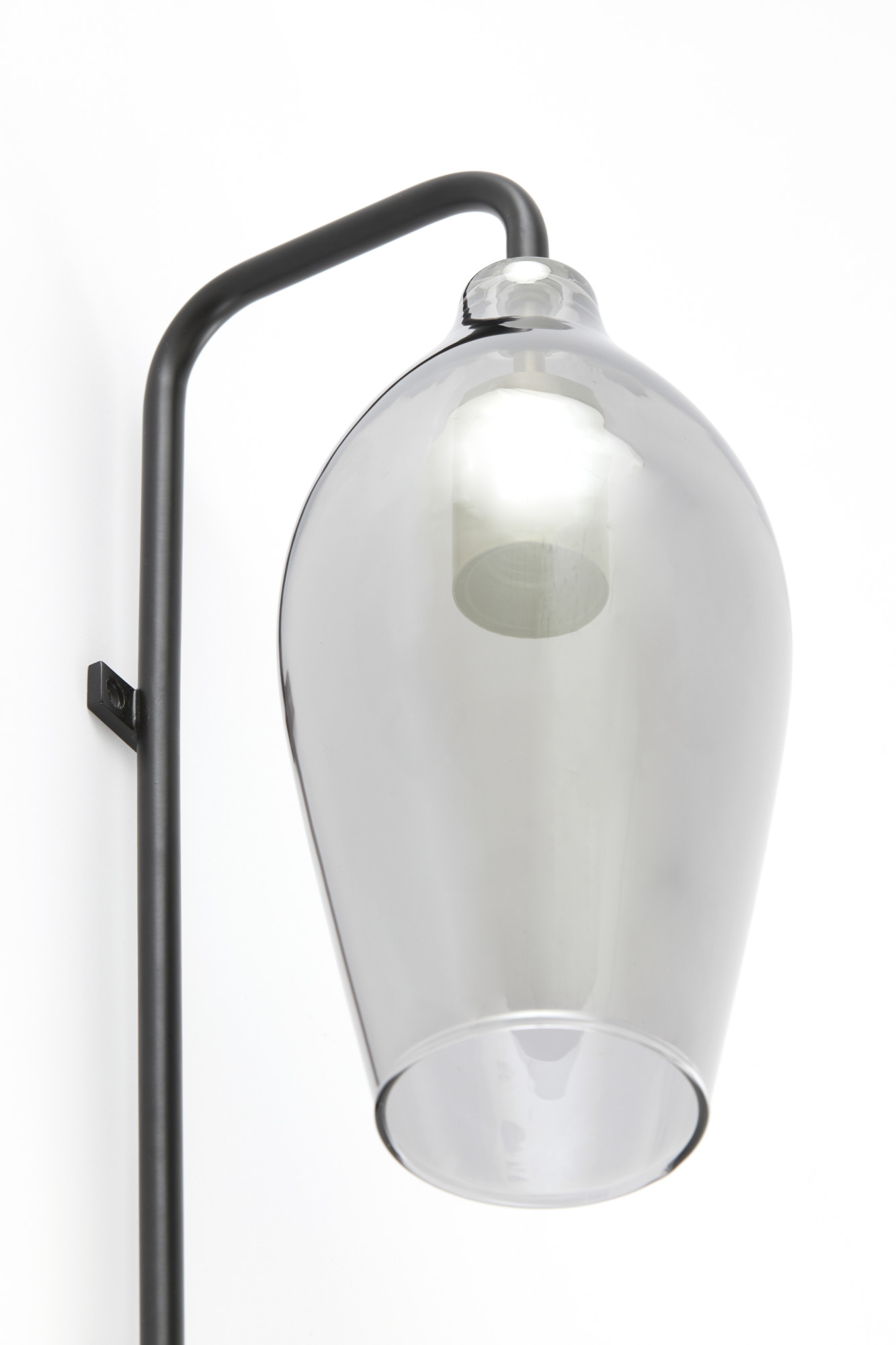 Abat-jour en verre avec détail en métal Light & Living Lukaro – Image 5