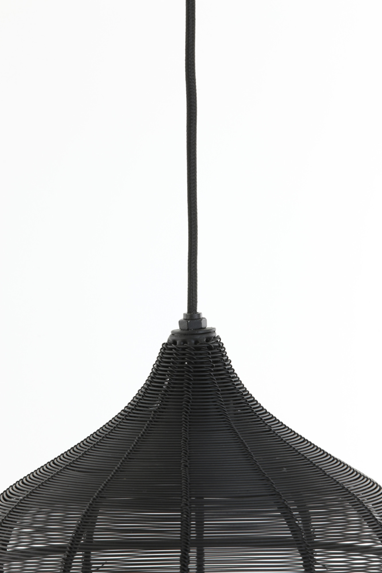 Suspension contemporaine noire en fil Light & Living Alvaro – Image 7