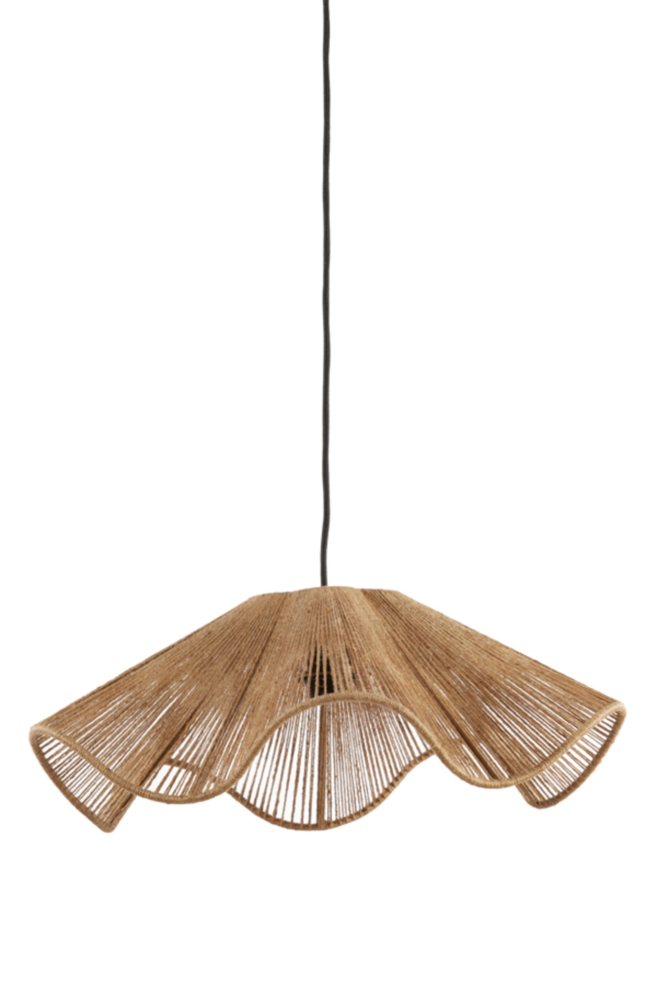 Suspension ondulée au style naturel Light & Living Fodara – Image 3