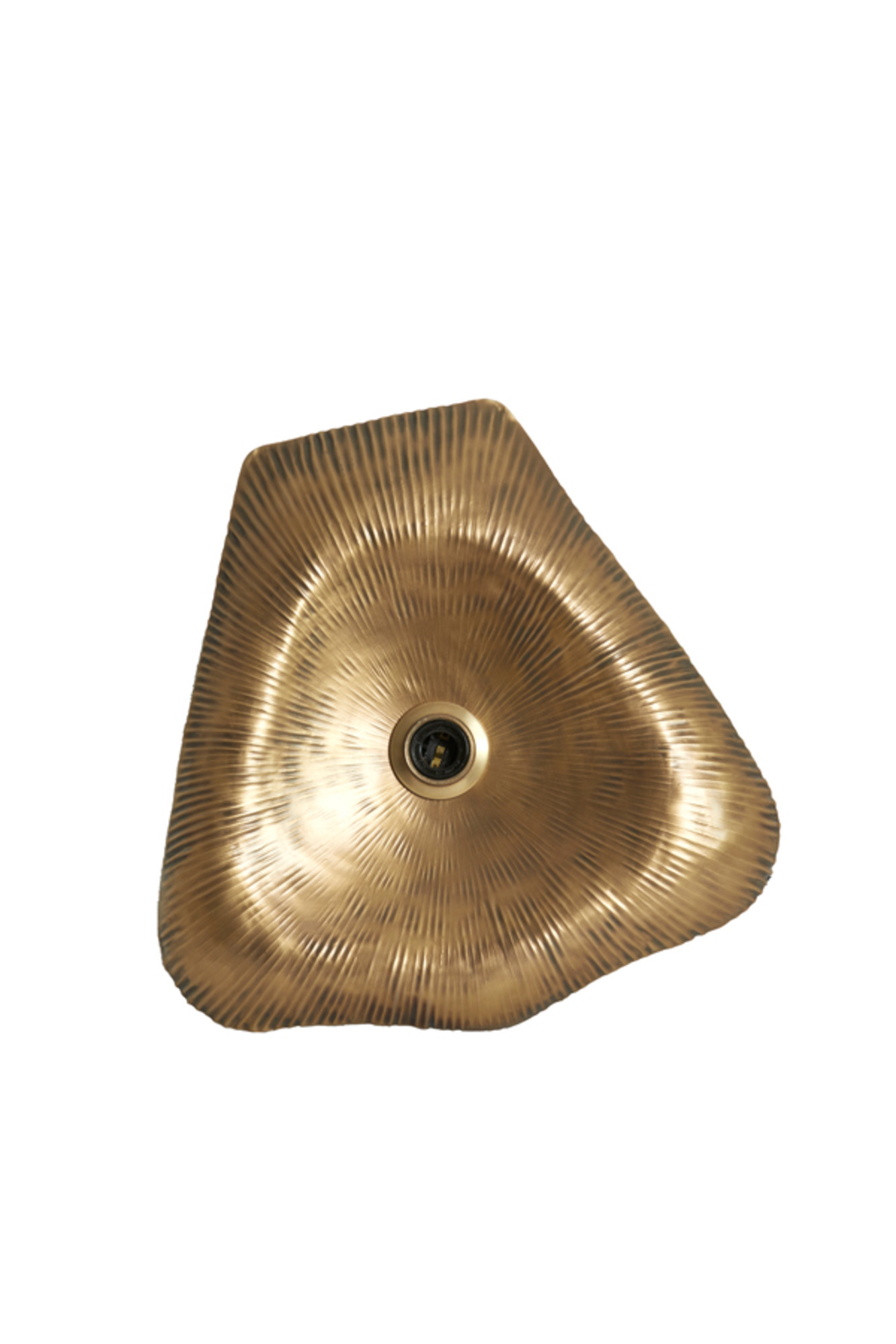 Abat-jour doré au design organique Light & Living Amadi – Image 3