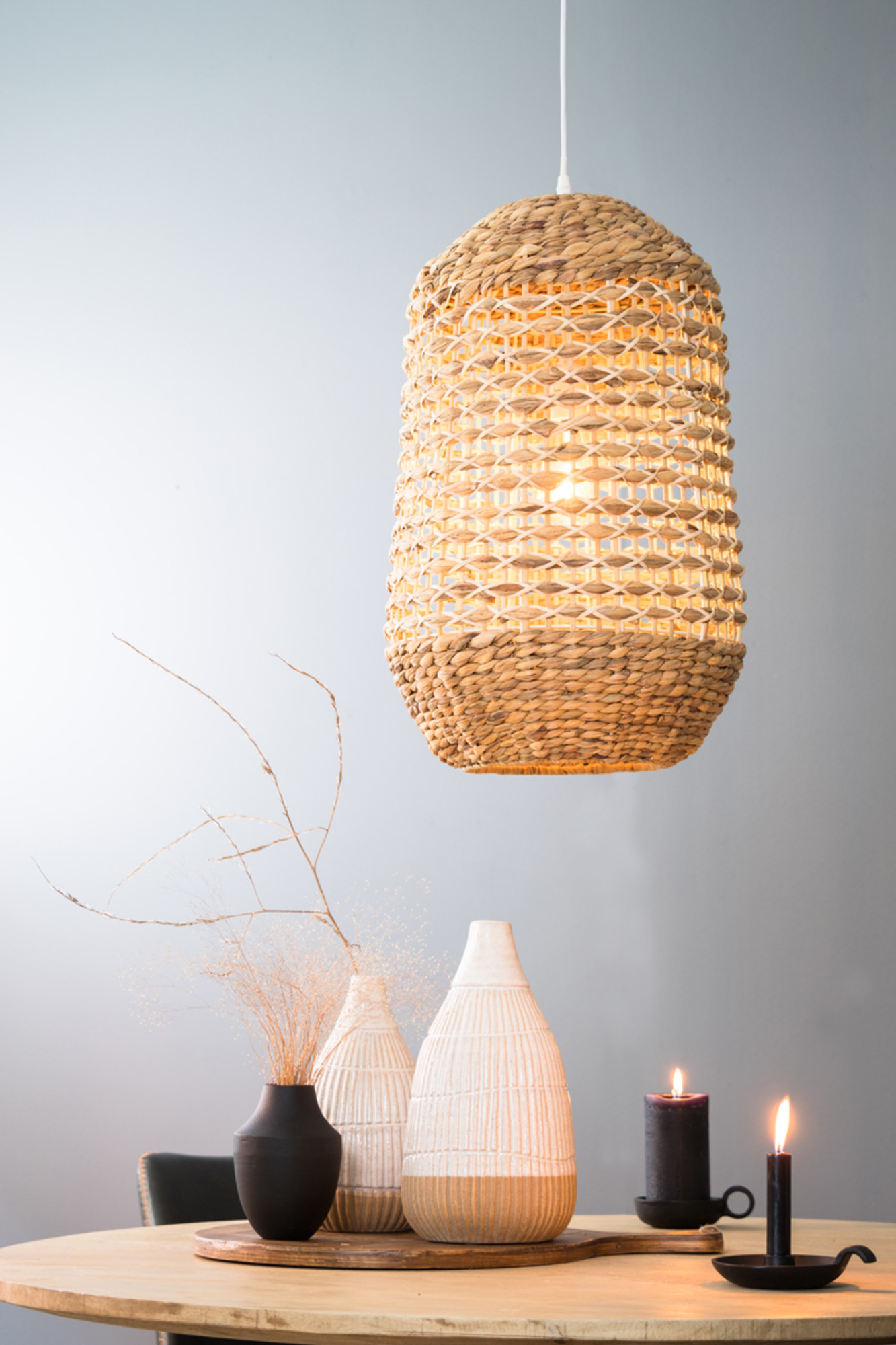 Suspension en rotin au style naturel Light & Living Tripoli – Image 4