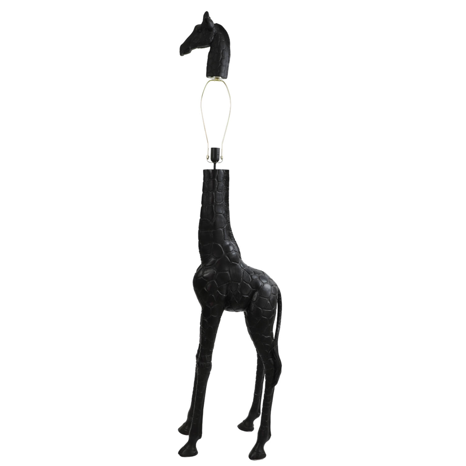 Grand lampadaire girafe noir Light & Living Giraffe