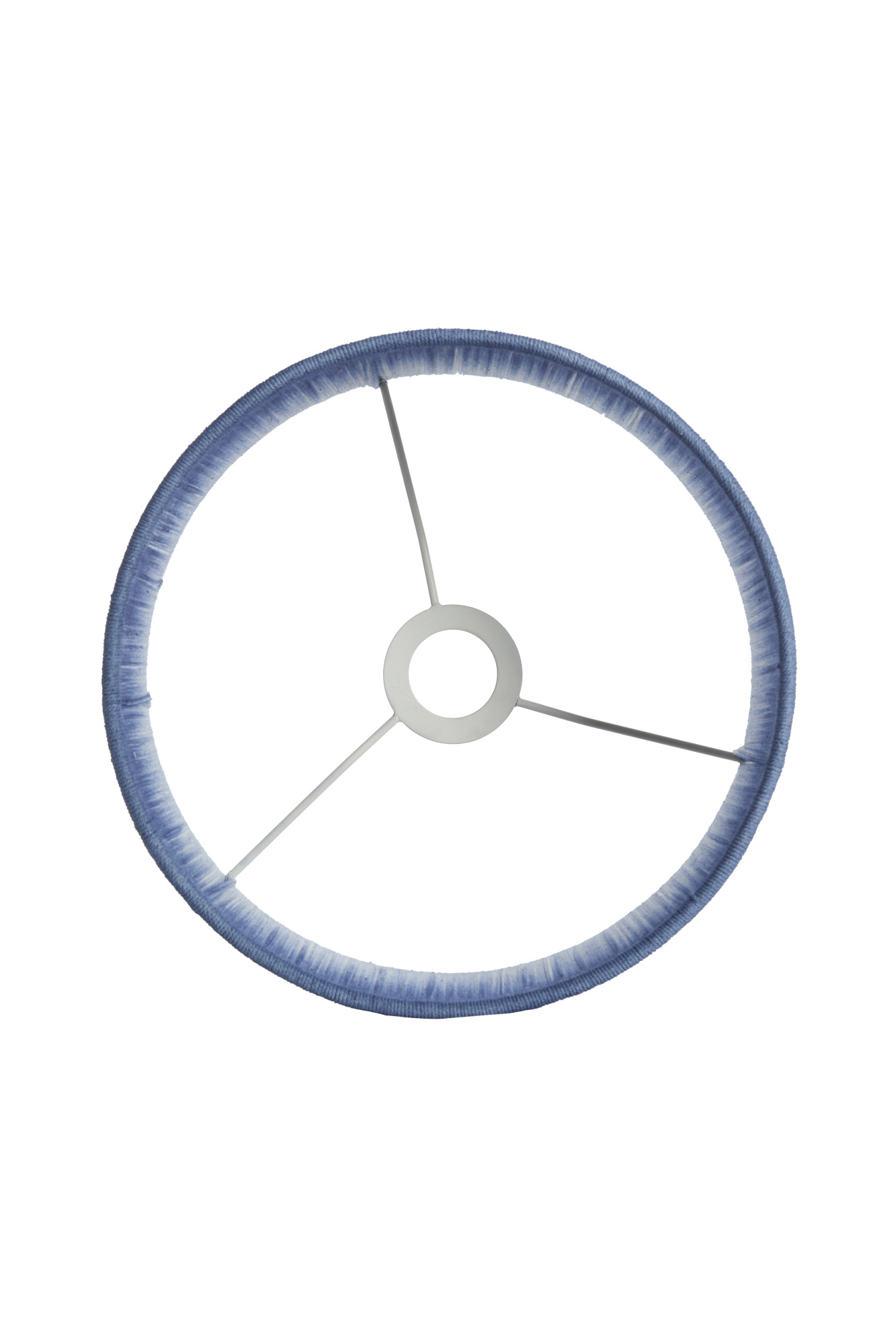 Abat-jour bleu dégradé de forme cylindrique Light & Living Tossa – Image 6