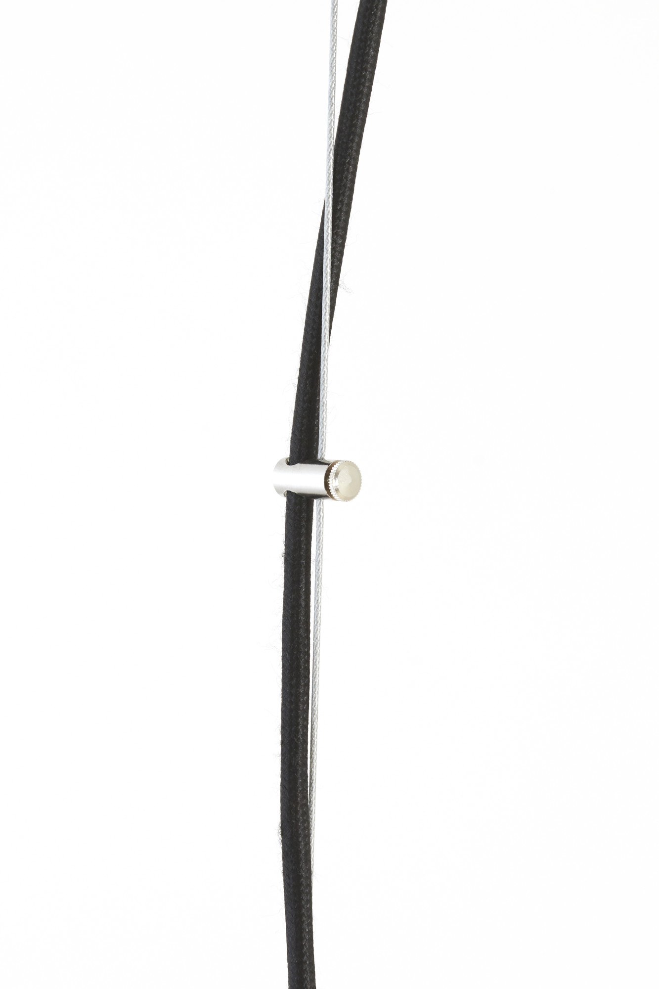 Suspension rayée marron et blanche Light & Living Kozana – Image 7