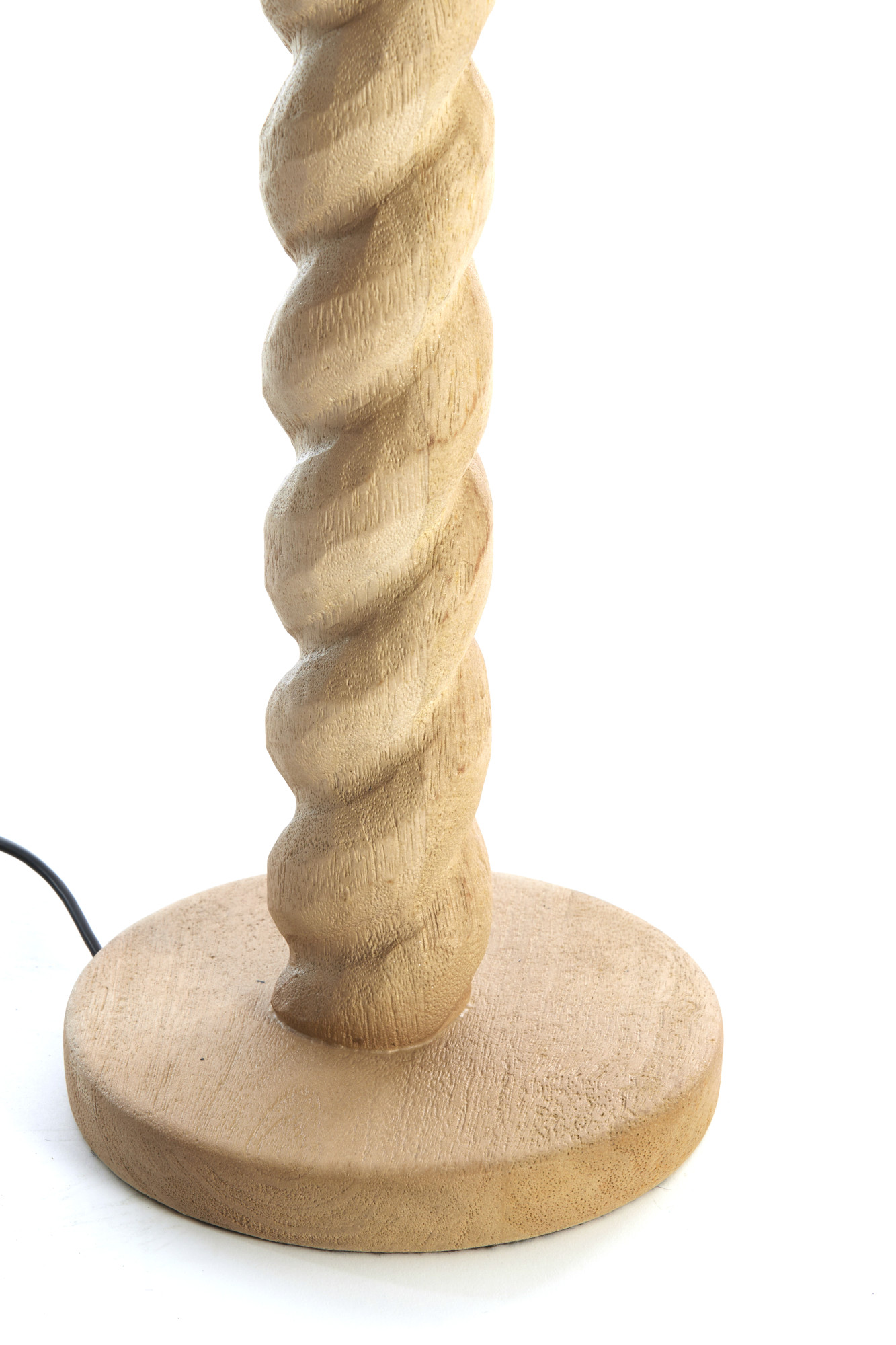 Piedestal de lampe en bois tourné Light & Living Nanno – Image 6