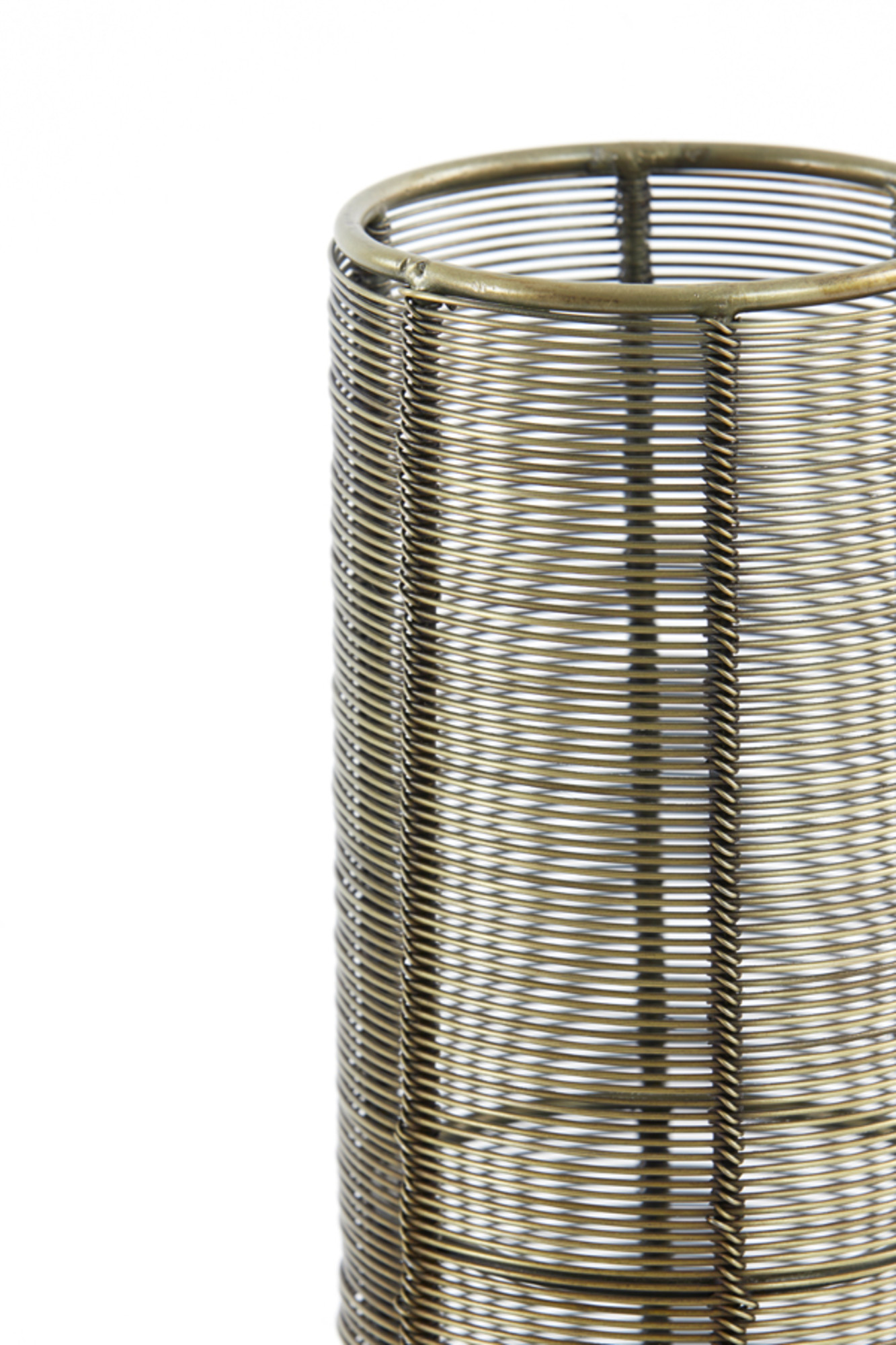 Lampe de table moderne en métal doré filaire Light & Living Lezuza – Image 3