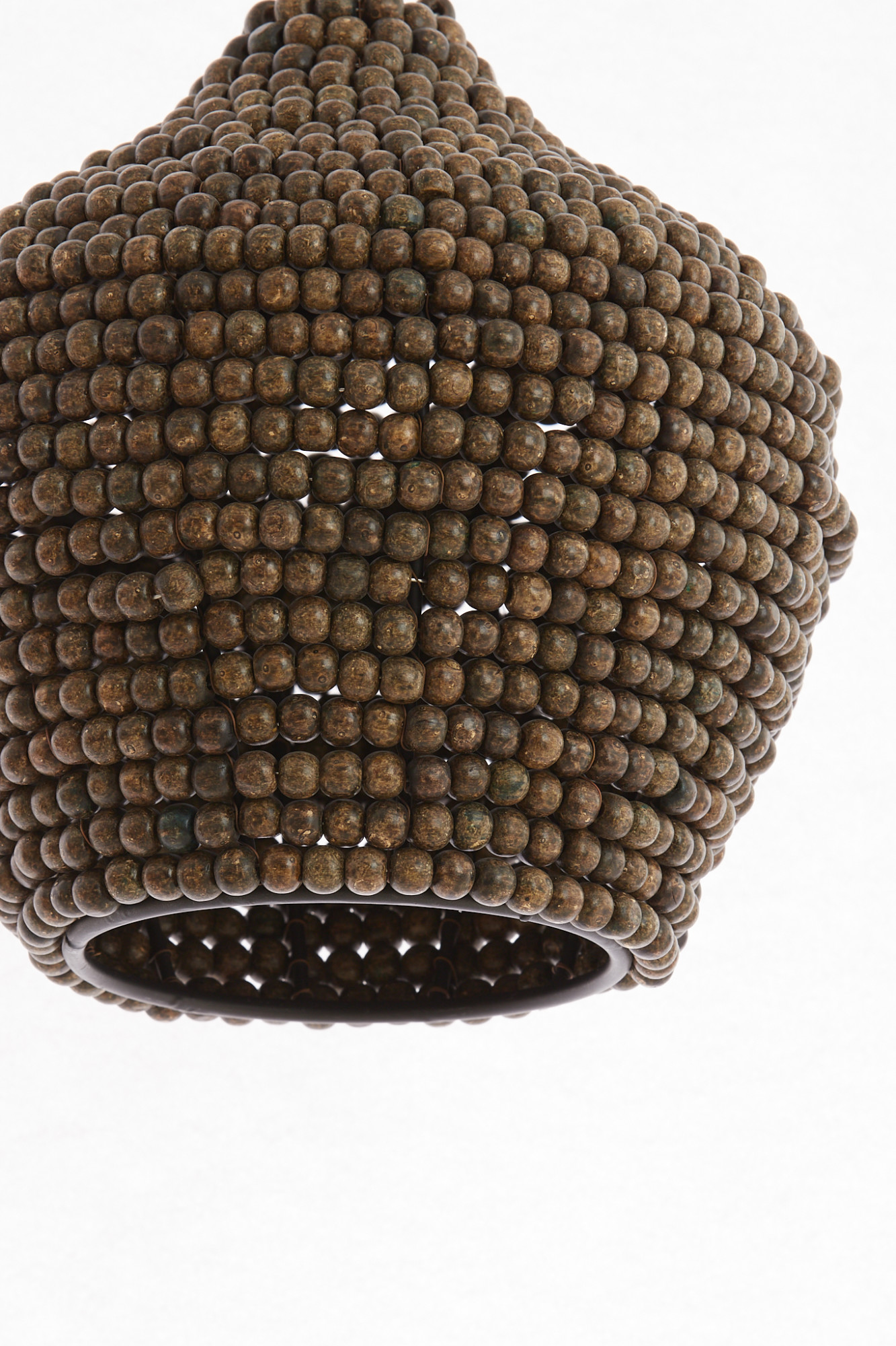 Suspension en bois avec perles style naturel Light & Living Kalenga – Image 3