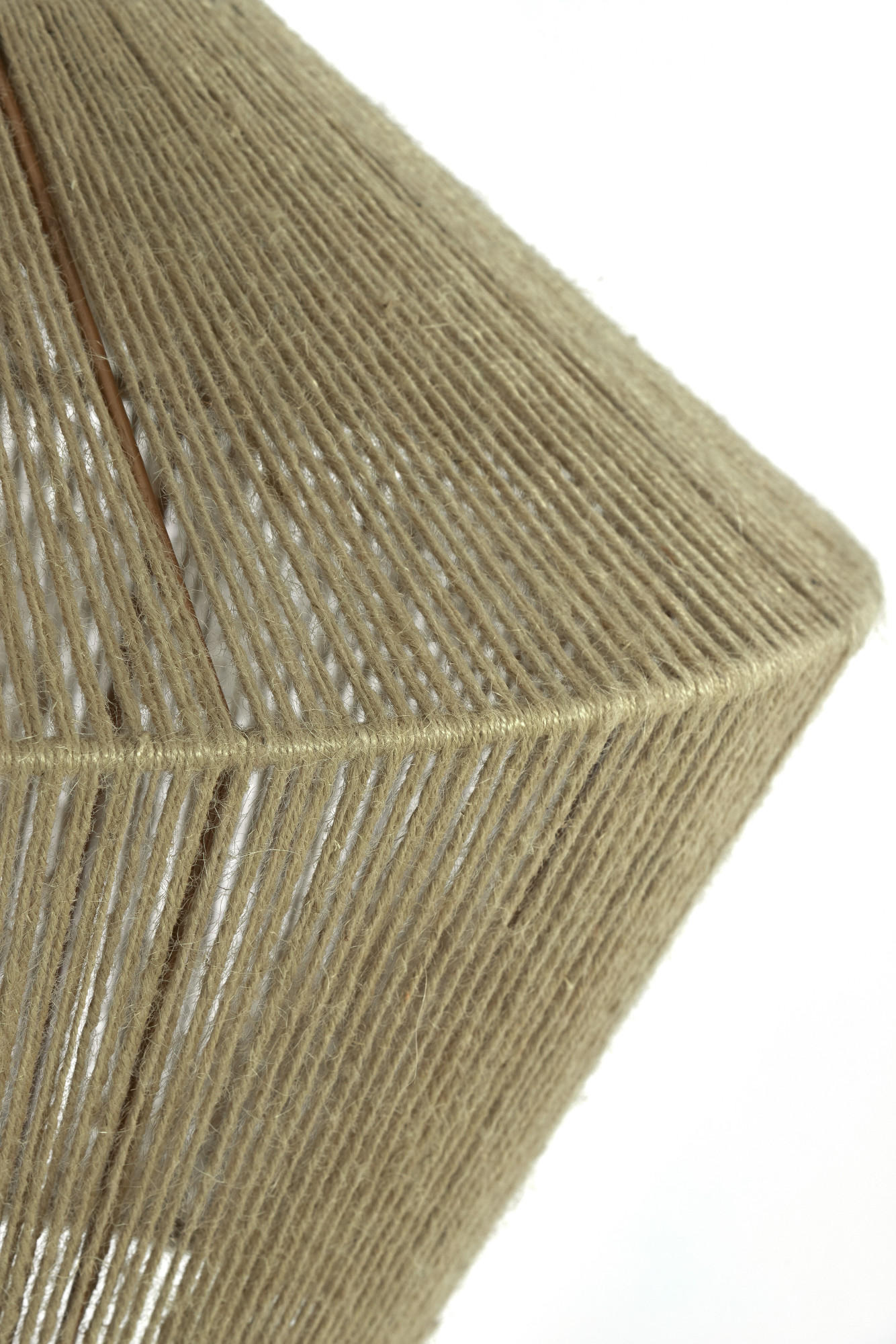 Suspension verte en tissu à forme géométrique Light & Living Fugia – Image 7