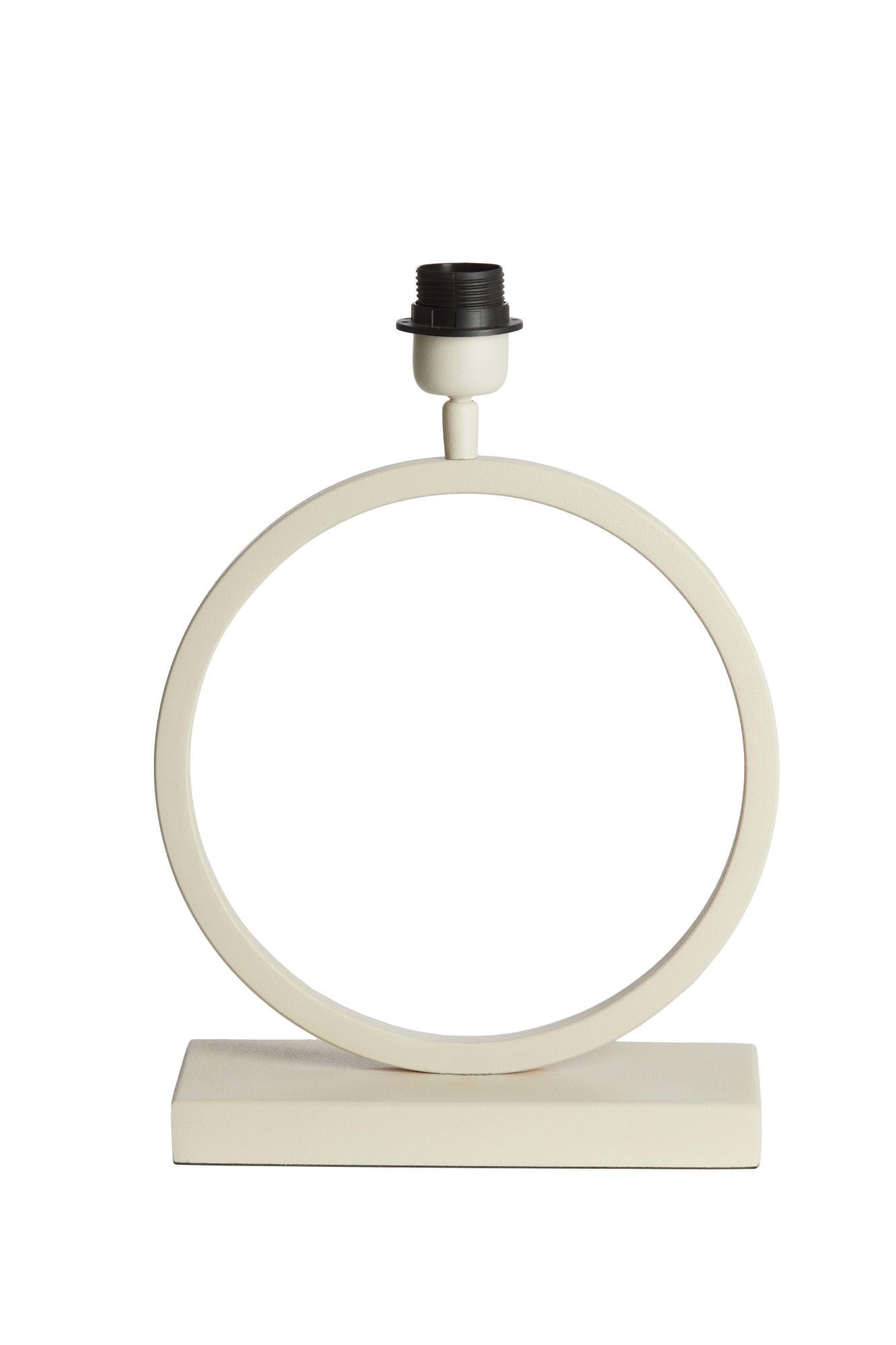 Pied de lampe tendance beige en forme de cercle Light & Living Liva – Image 2