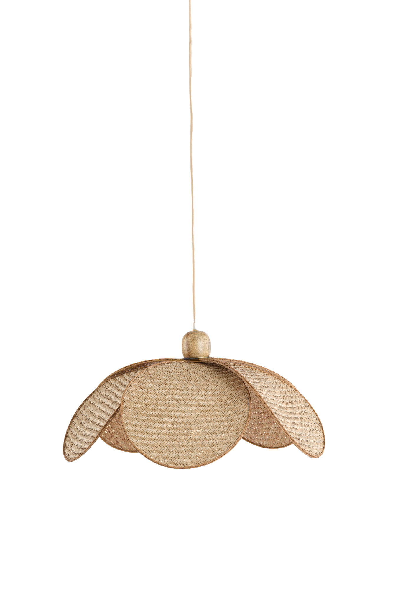 Suspension en rotin au style naturel Light & Living Lavrio – Image 2