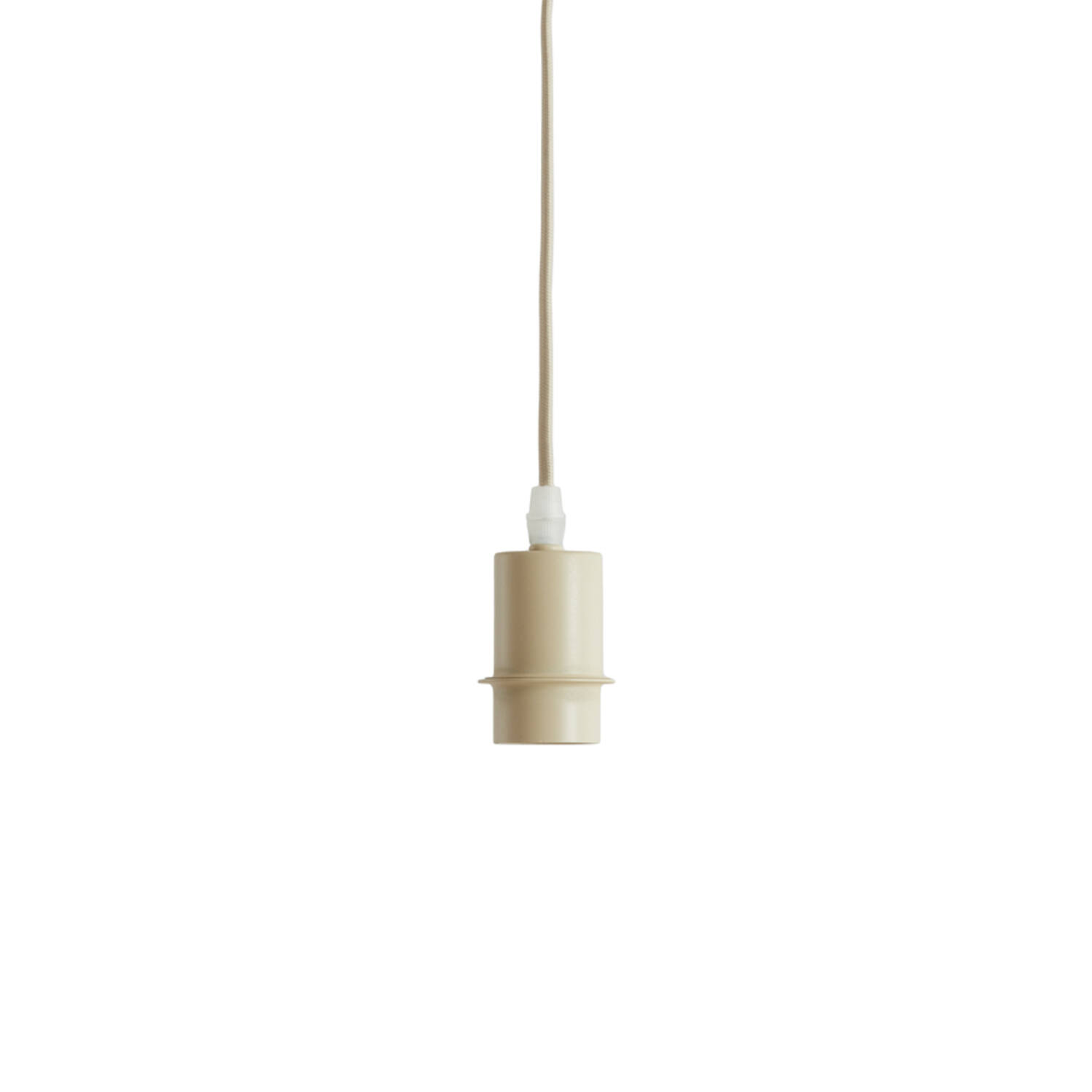 Suspension avec cache-câble beige Light & Living Cupa