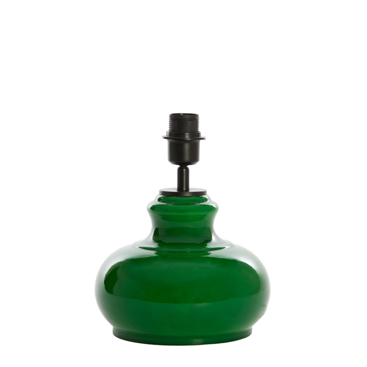 Piedestal de lampe en verre vert Light & Living Verde