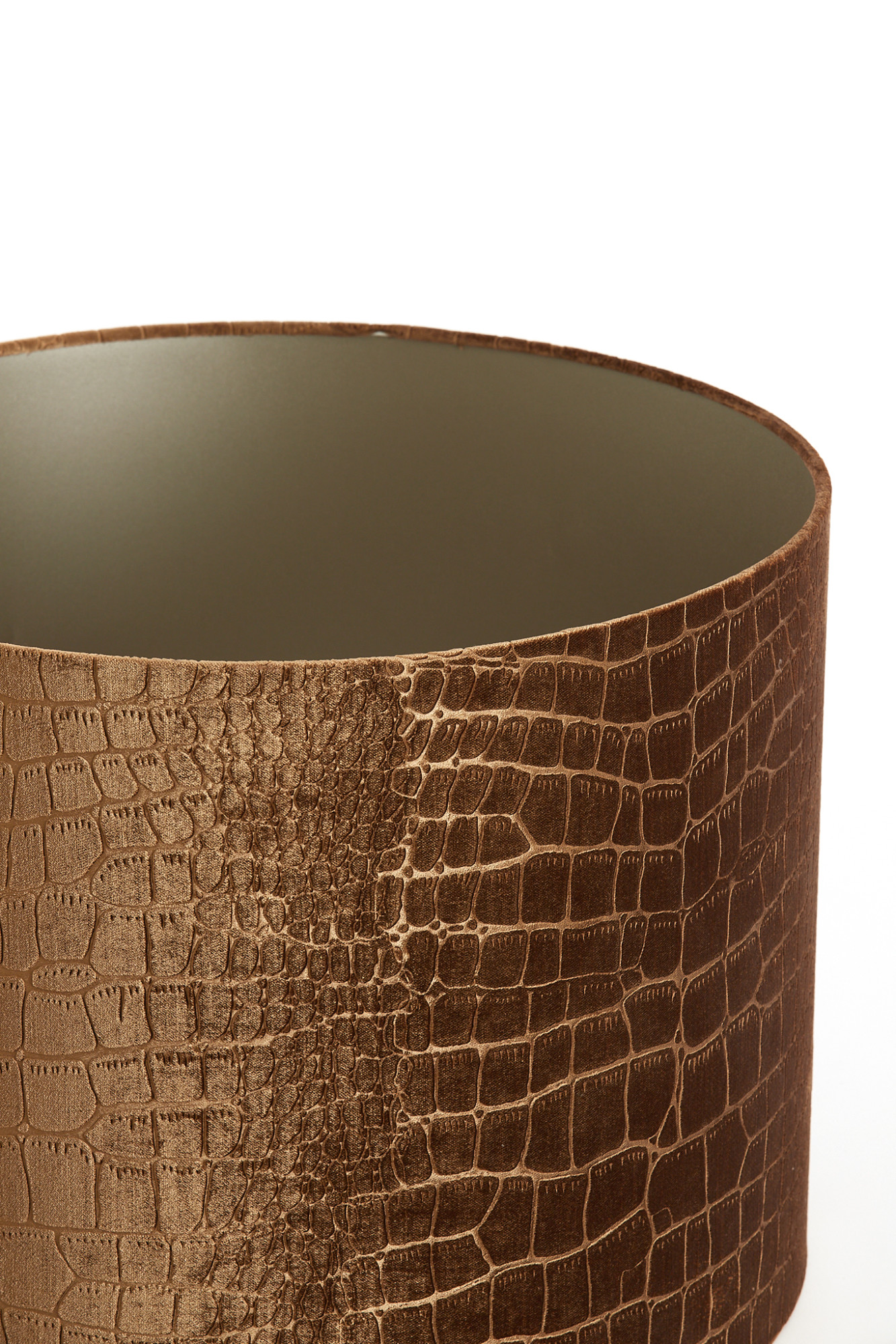 Abat-jour doré avec imprimé crocodile Light & Living Praya – Image 5