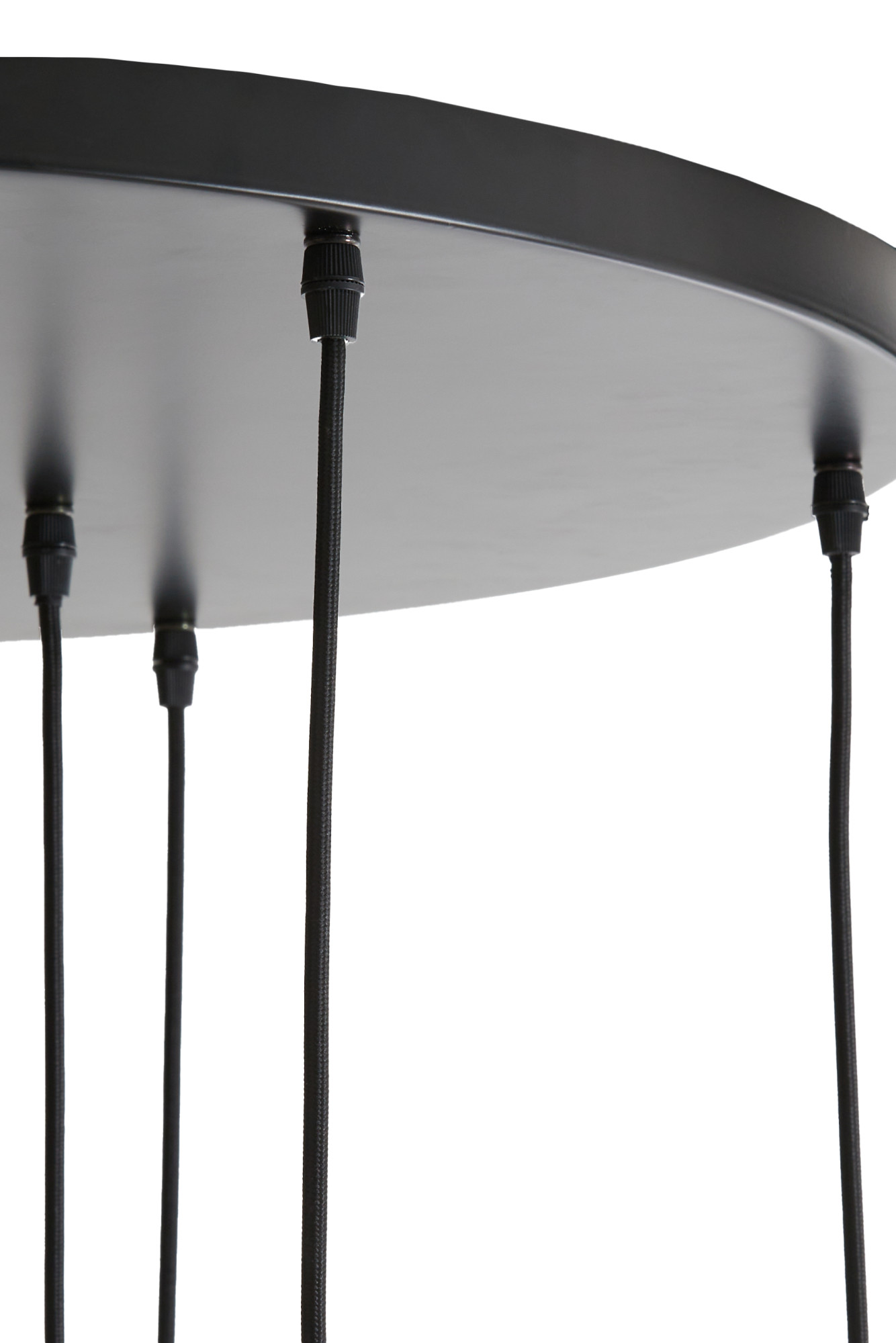 Suspension en verre avec détails dorés Light & Living Lekar – Image 7