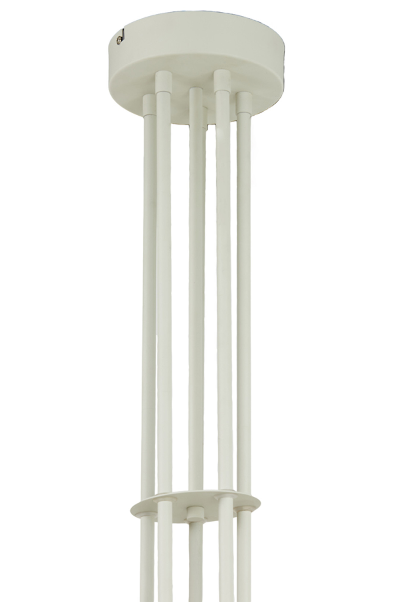 Suspension vintage en métal blanc Light & Living Hoodies – Image 6