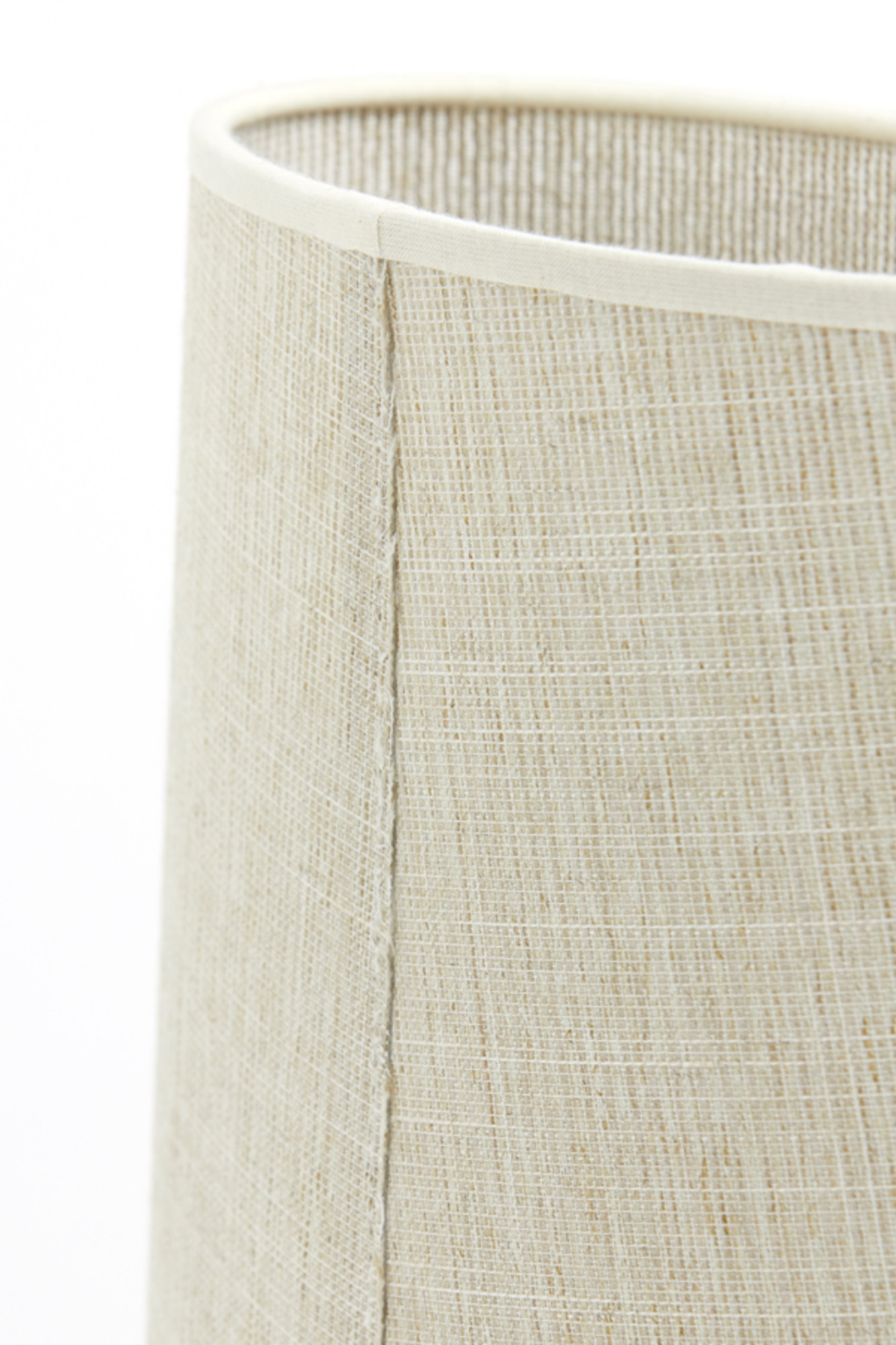 Abat-jour en tissu couleur crème Light & Living Breska – Image 6