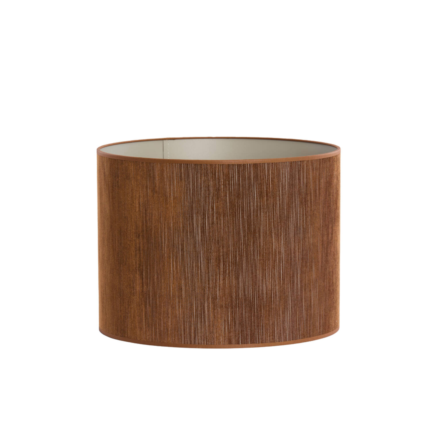 Abat-jour cylindrique de couleur brune Light & Living Penny