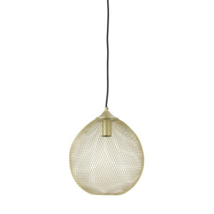 Suspension moderne en fil doré Light & Living Moroc