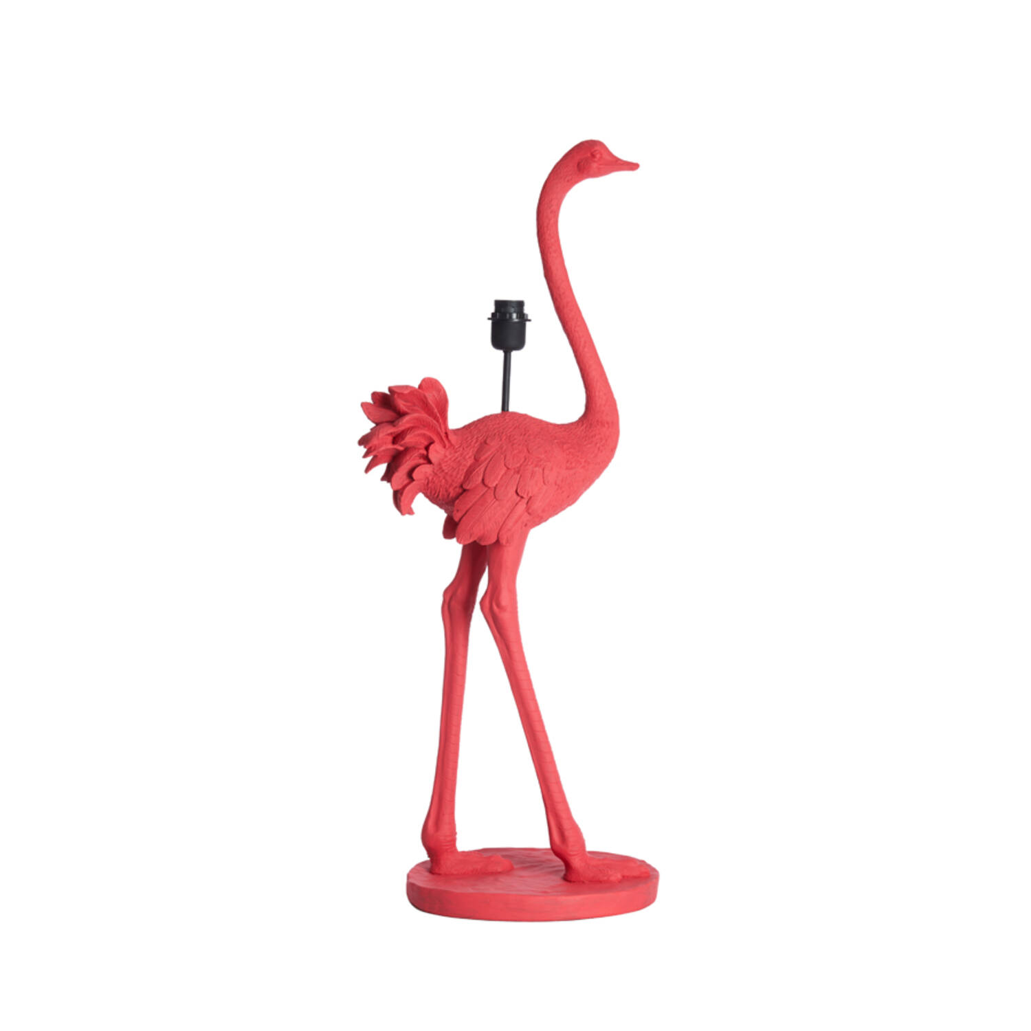 Lampadaire autruche rose Light & Living Ostrich