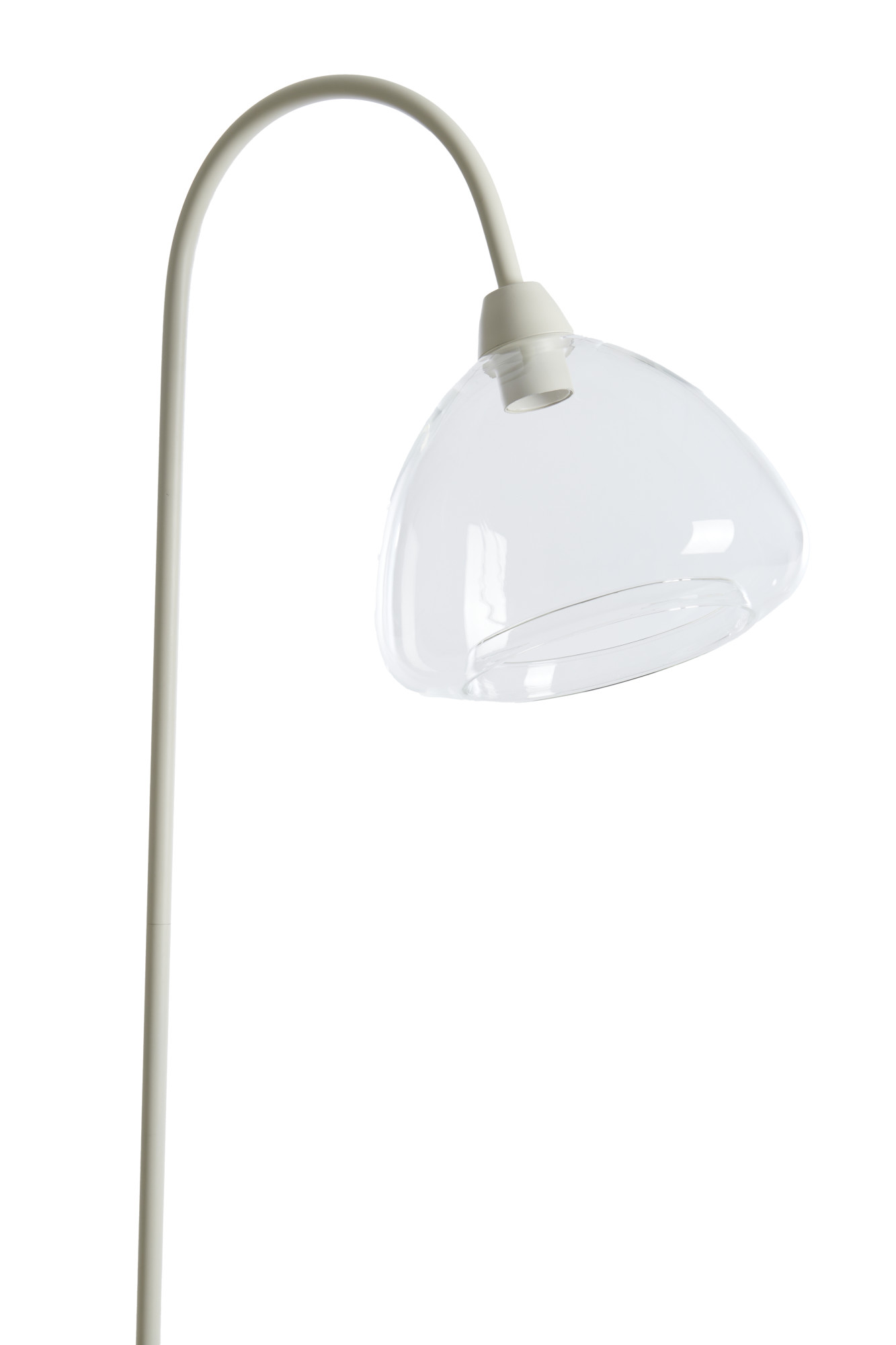 Lampe sur pied blanche moderne Light & Living Bisho – Image 4