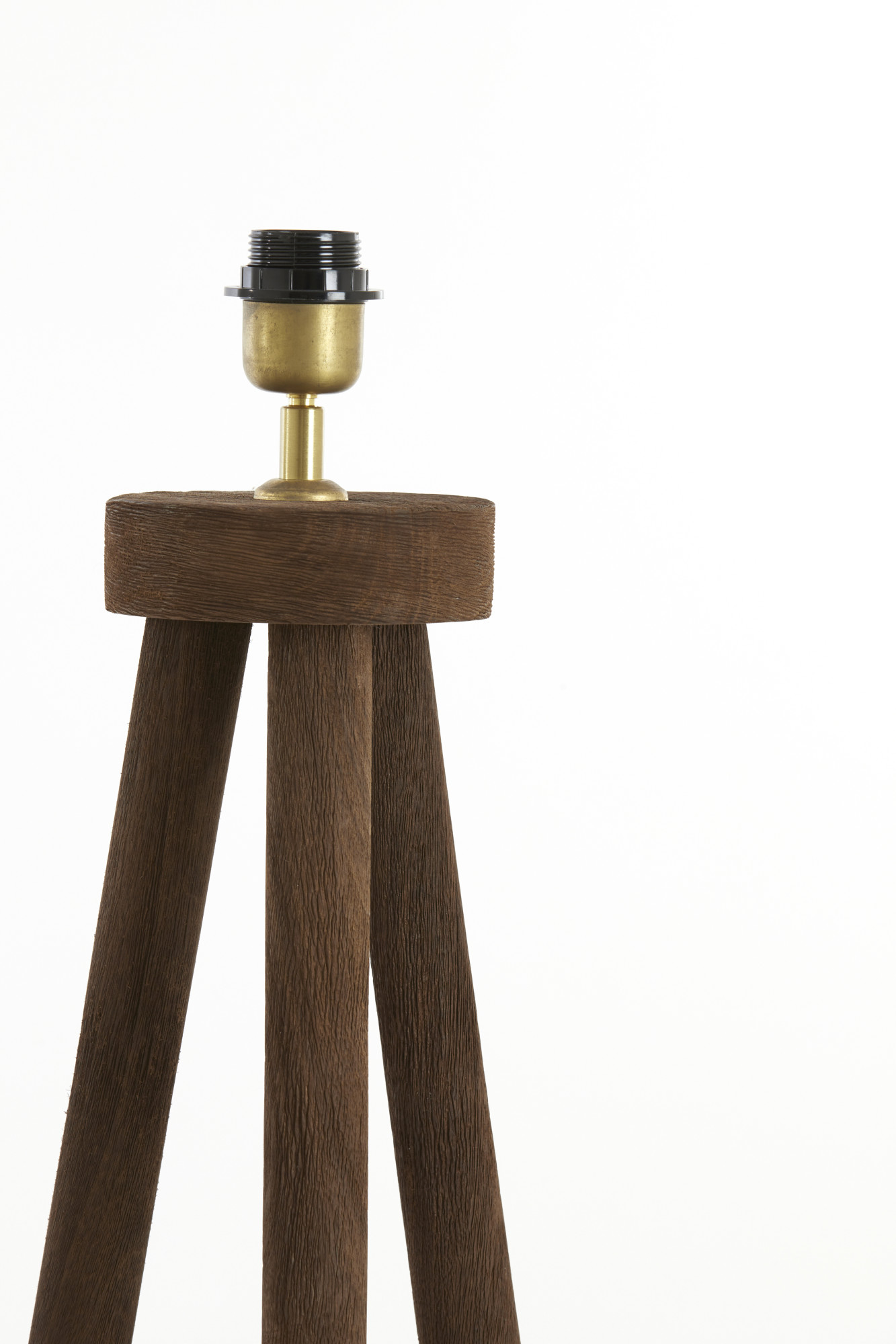 Trépied lampe en couleur bois Light & Living Ilias – Image 4