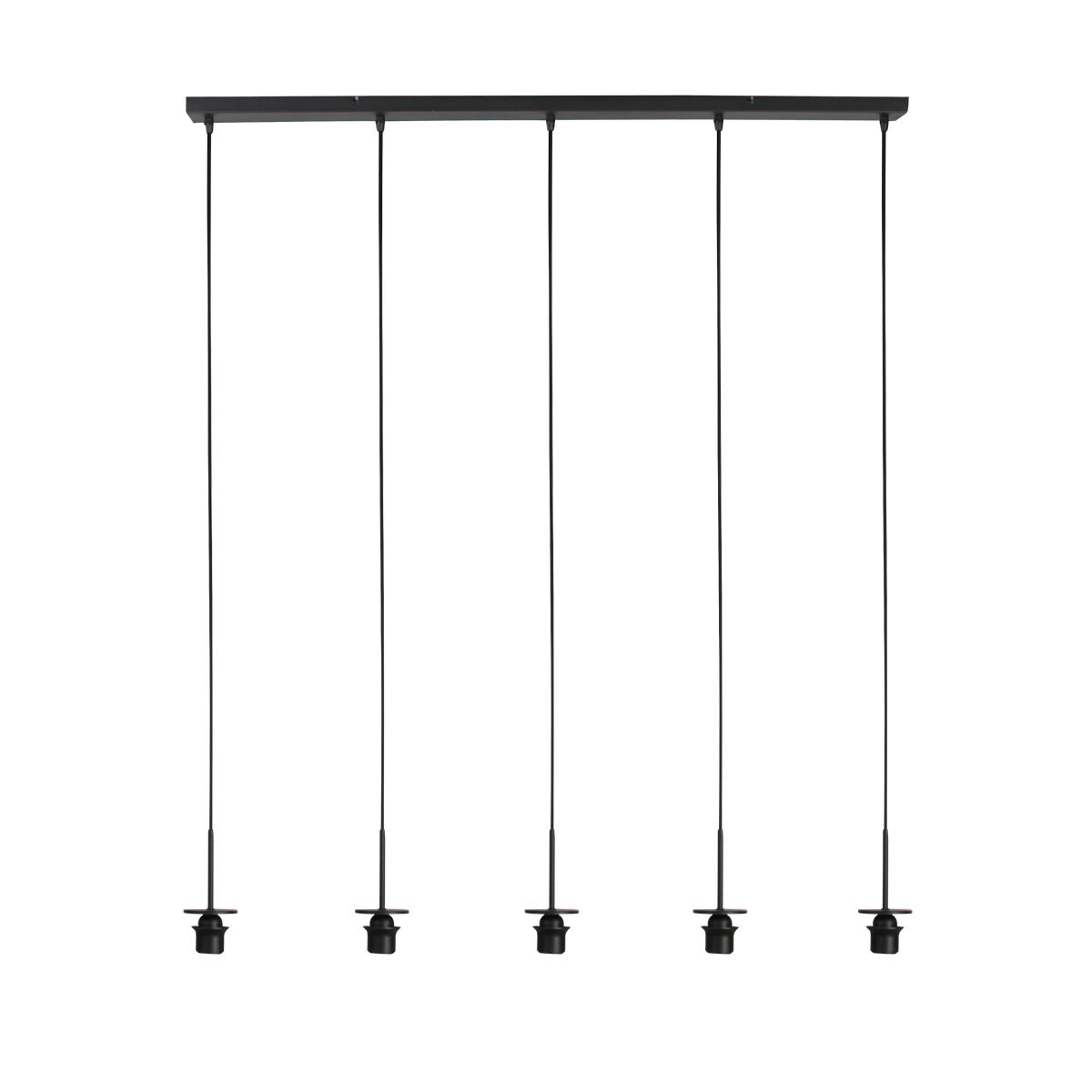 Suspension allongée avec 5 verres fumés en forme de goutte Mexlite HaloSwap – Image 8