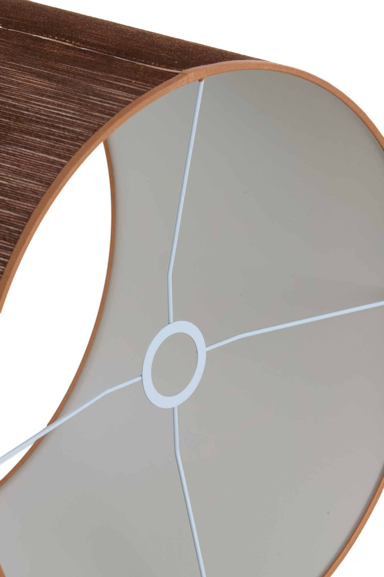 Abat-jour cylindrique de couleur brune Light & Living Penny – Image 6