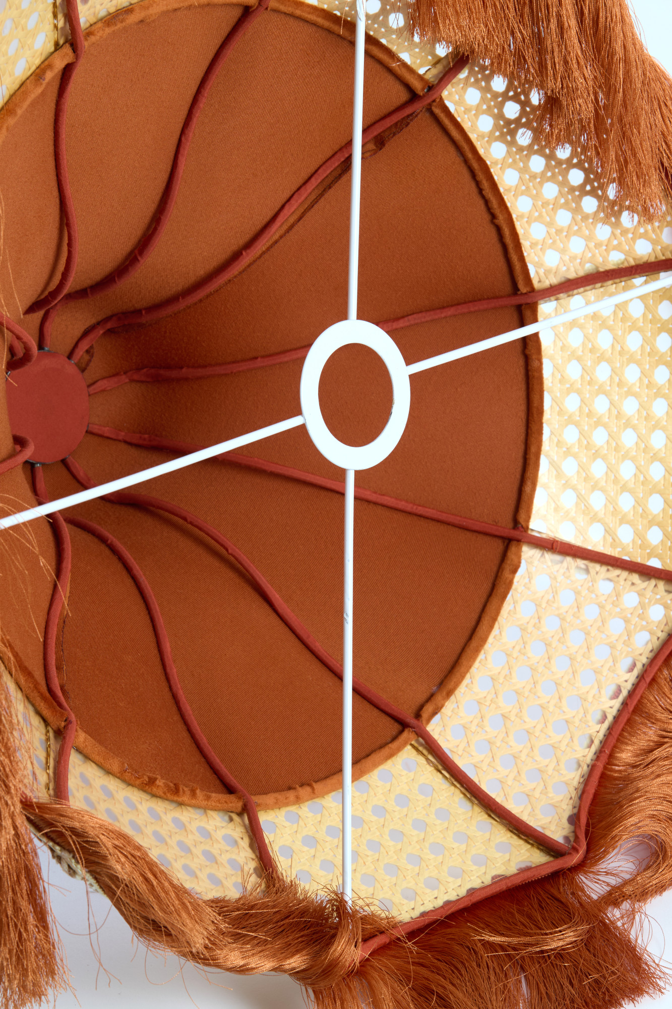 Abat-jour à franges style rétro Light & Living Mizia – Image 6