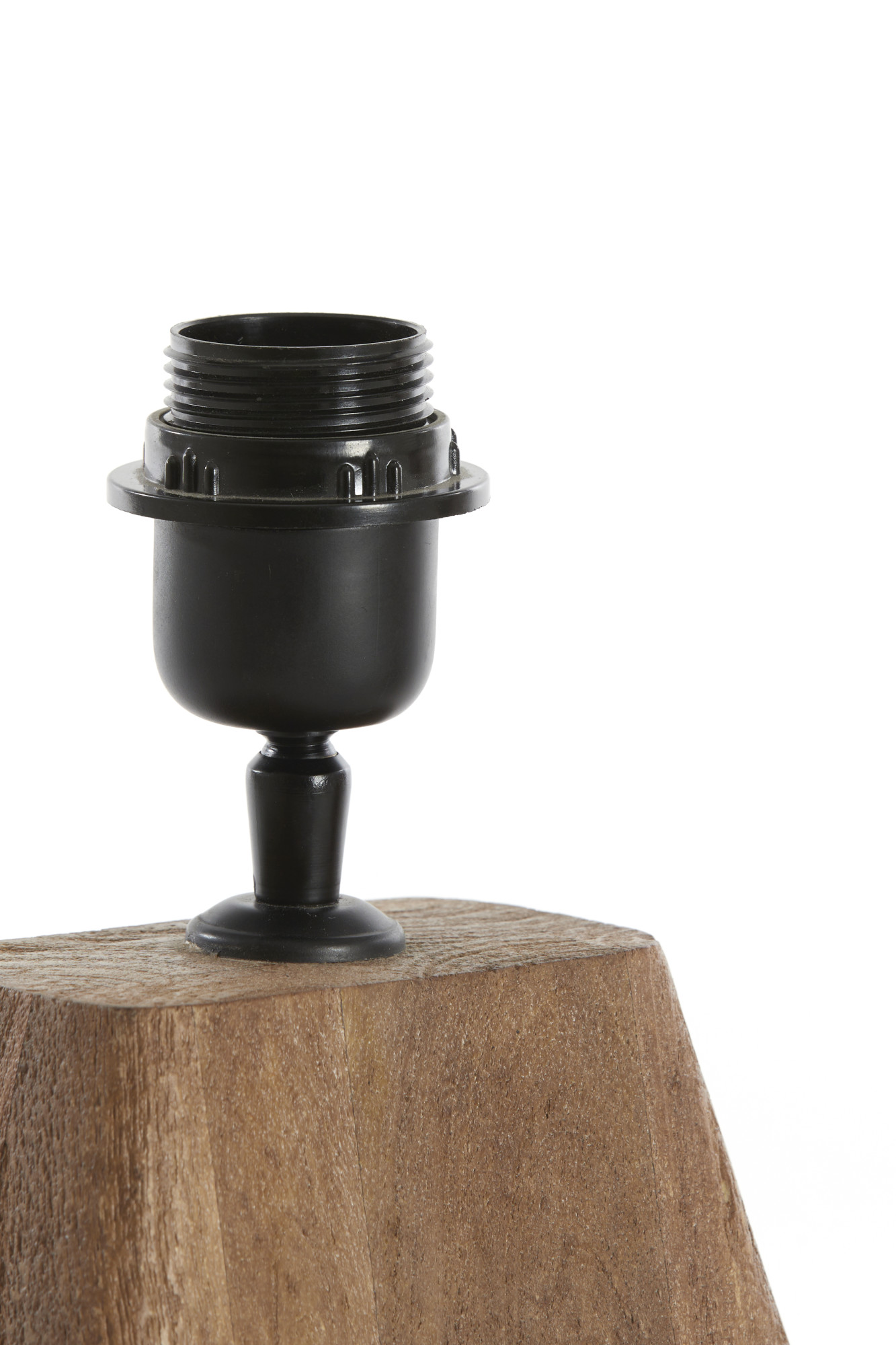 Socle en bois avec douille pour éclairage Light & Living Kardan – Image 6