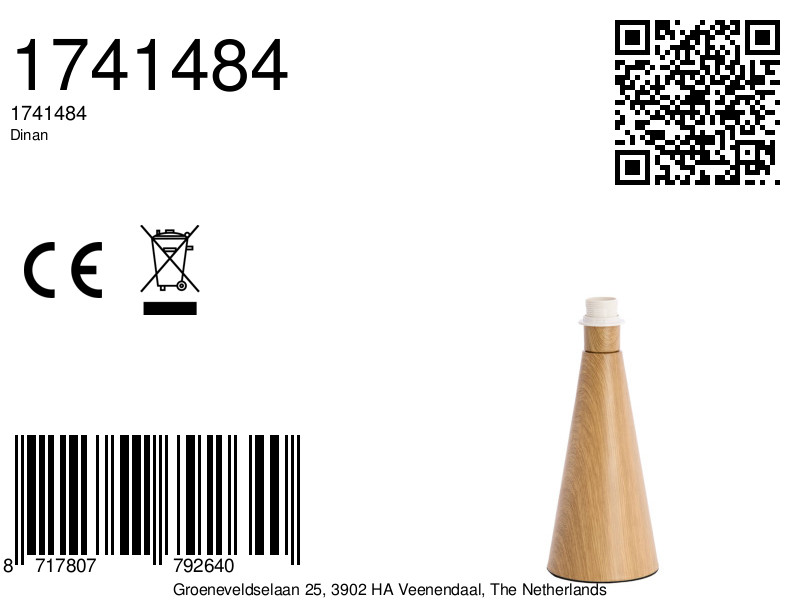 Structure conique de table en bois Light & Living Dinan – Image 5