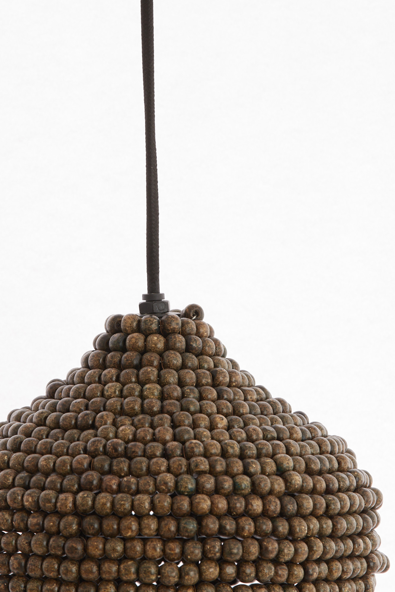 Suspension en bois avec perles style naturel Light & Living Kalenga – Image 4