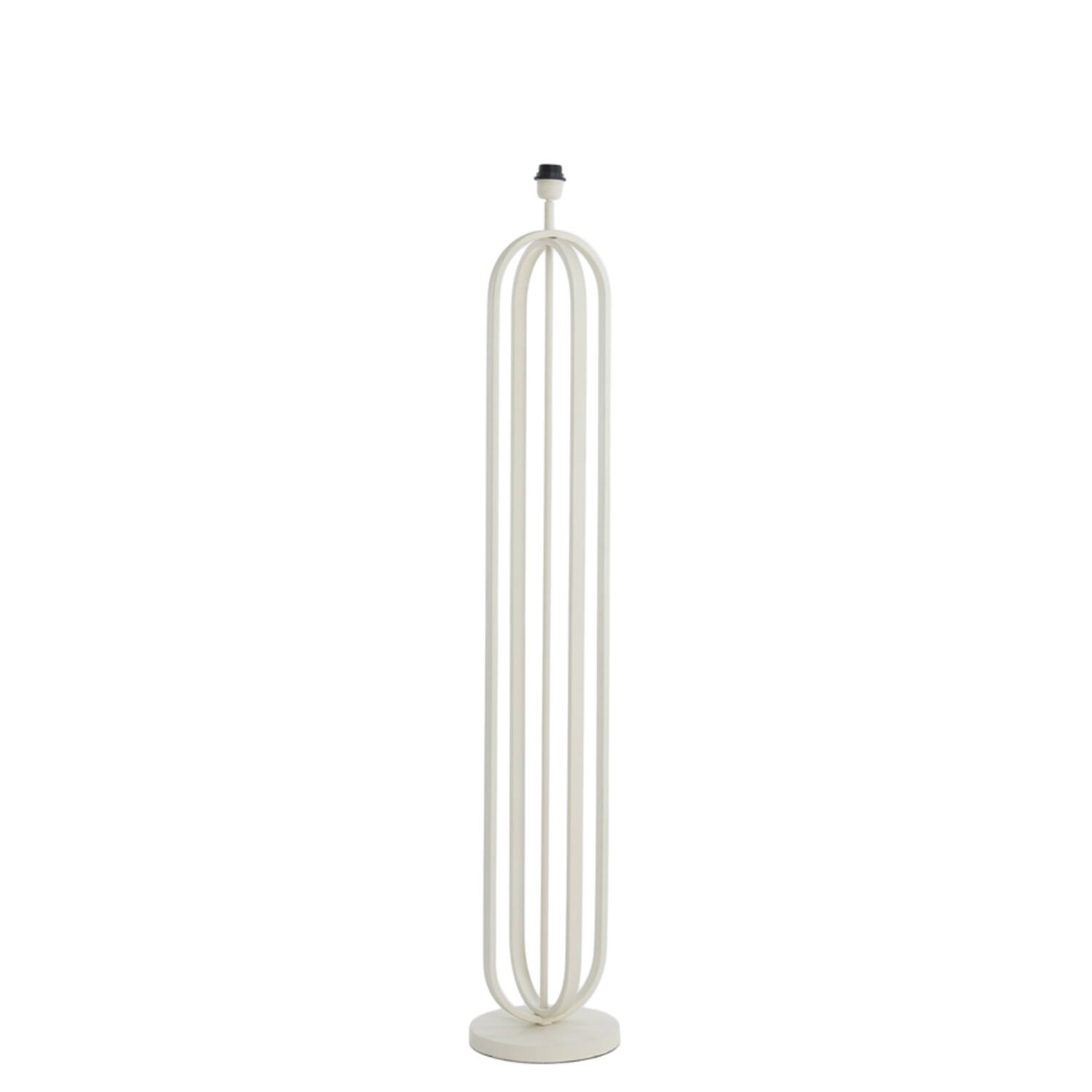 Piedestal de lampe en métal moderne blanche Light & Living Aster