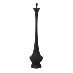 Piedestal de lampe de table noire élégant Light & Living Nicolo