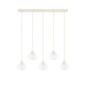 Petite suspension avec abat-jour en verre Light & Living Bisho