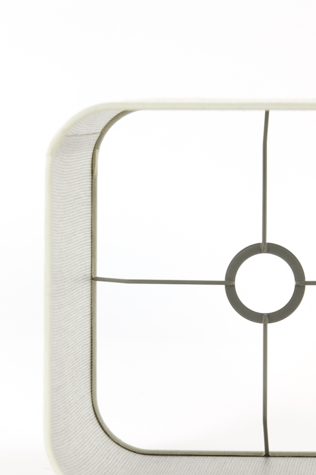 Abat-jour carré en tissu beige Light & Living Breska – Image 7