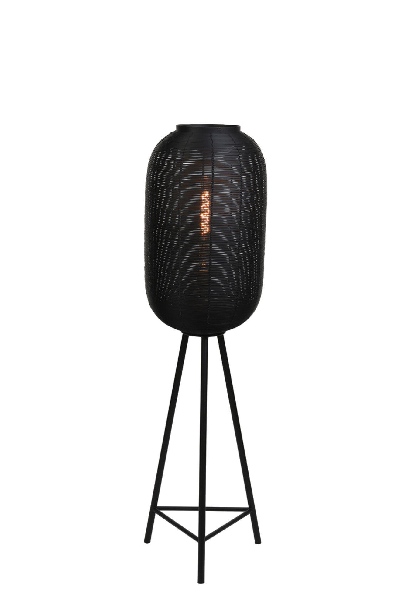 Lampadaire noir avec pied Light & Living Tomek – Image 6