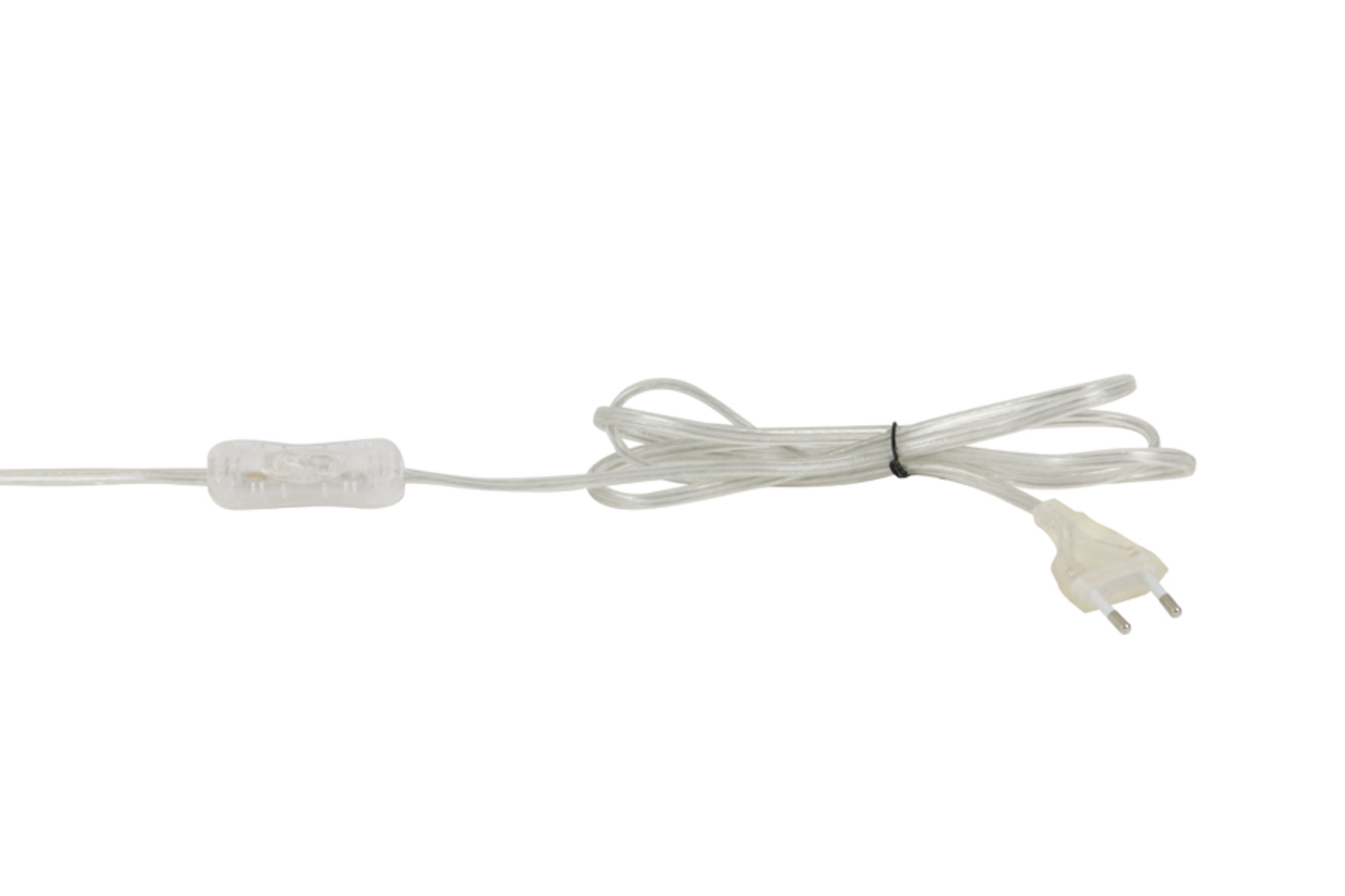 Lampe de table cylindrique en verre et métal acier Light & Living Vancouver – Image 7