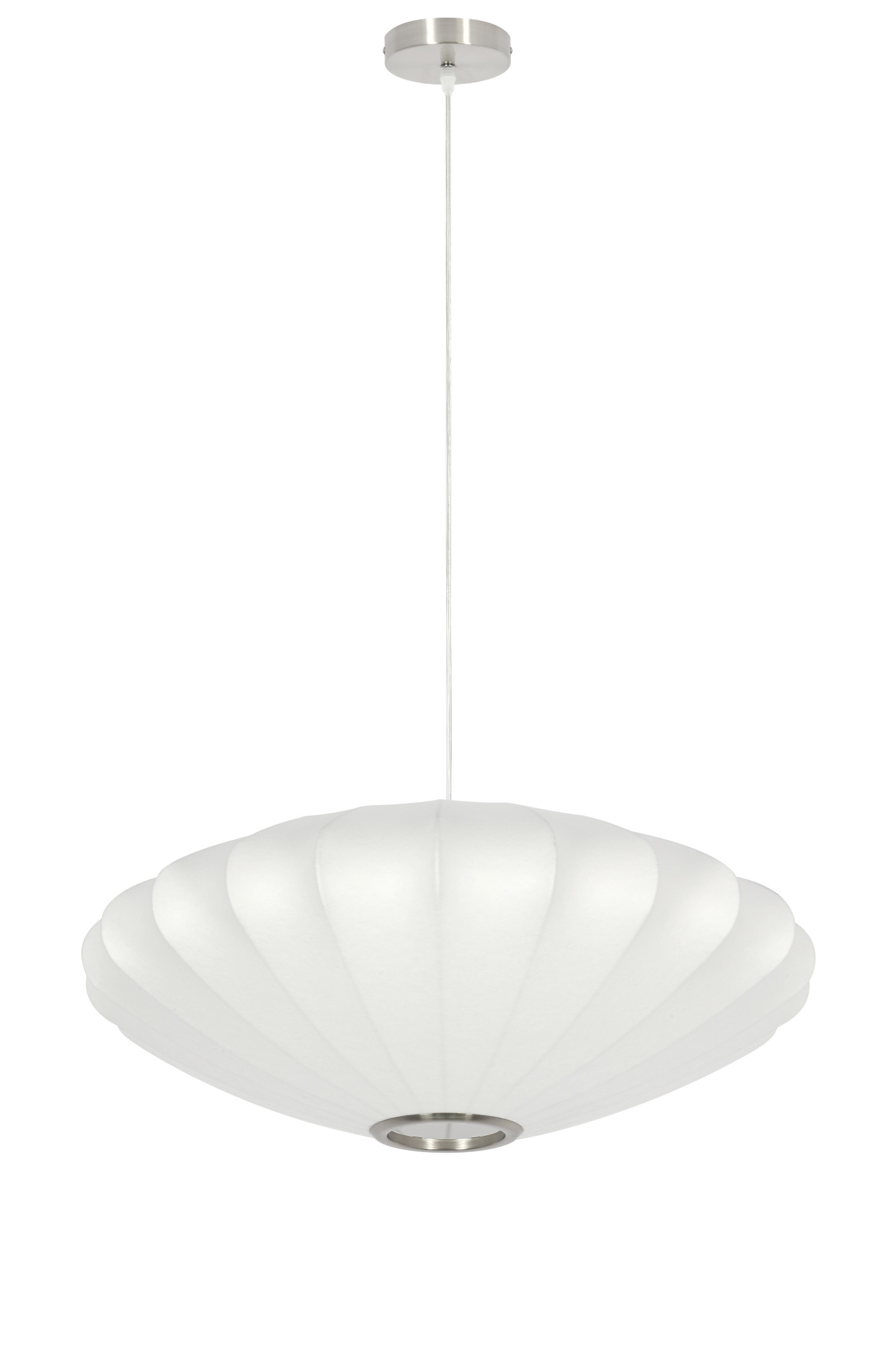 Suspension blanche en forme de coquillage Light & Living Fay – Image 2