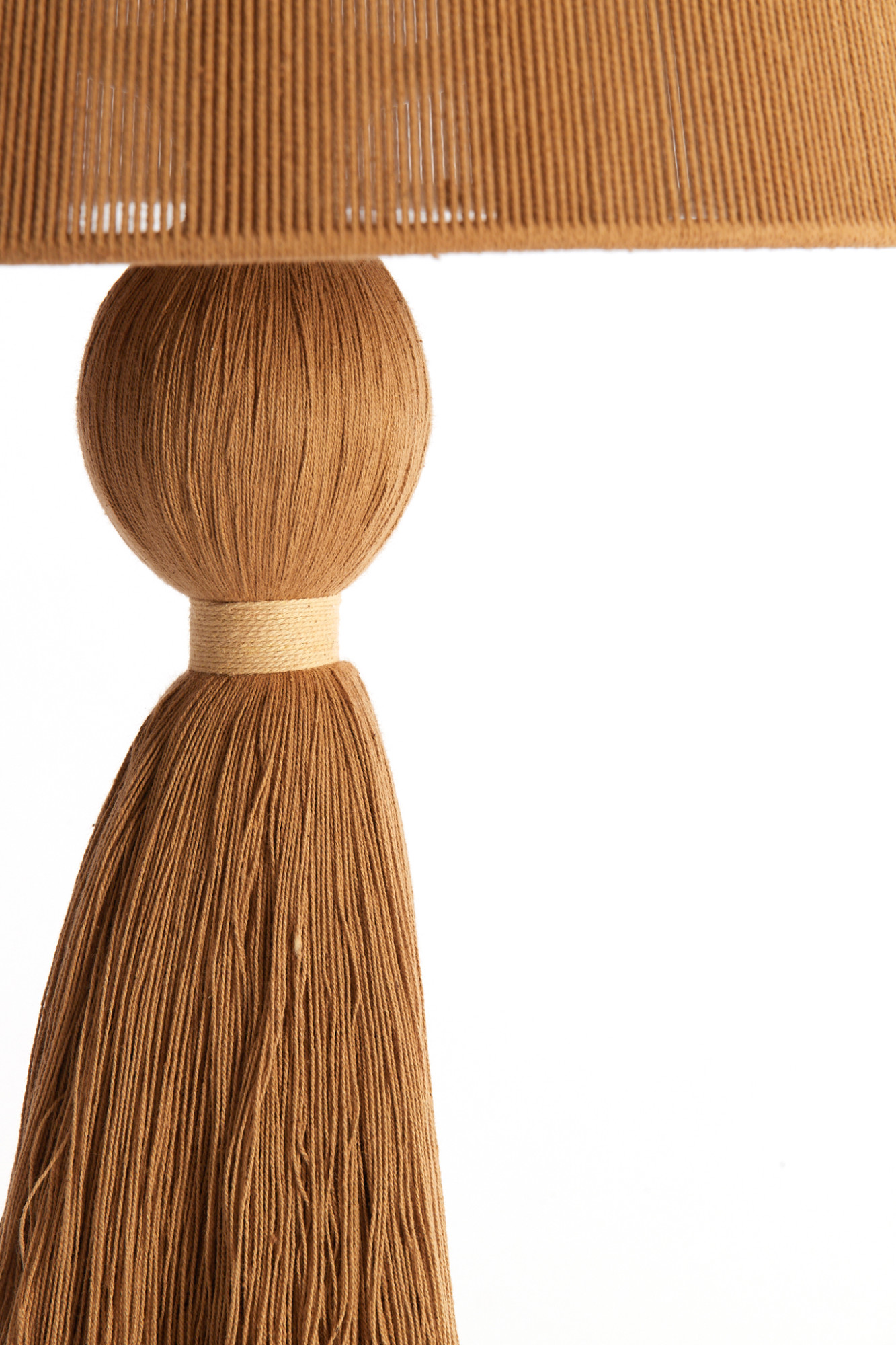 Lampe en tissu avec franges Light & Living Espino – Image 4