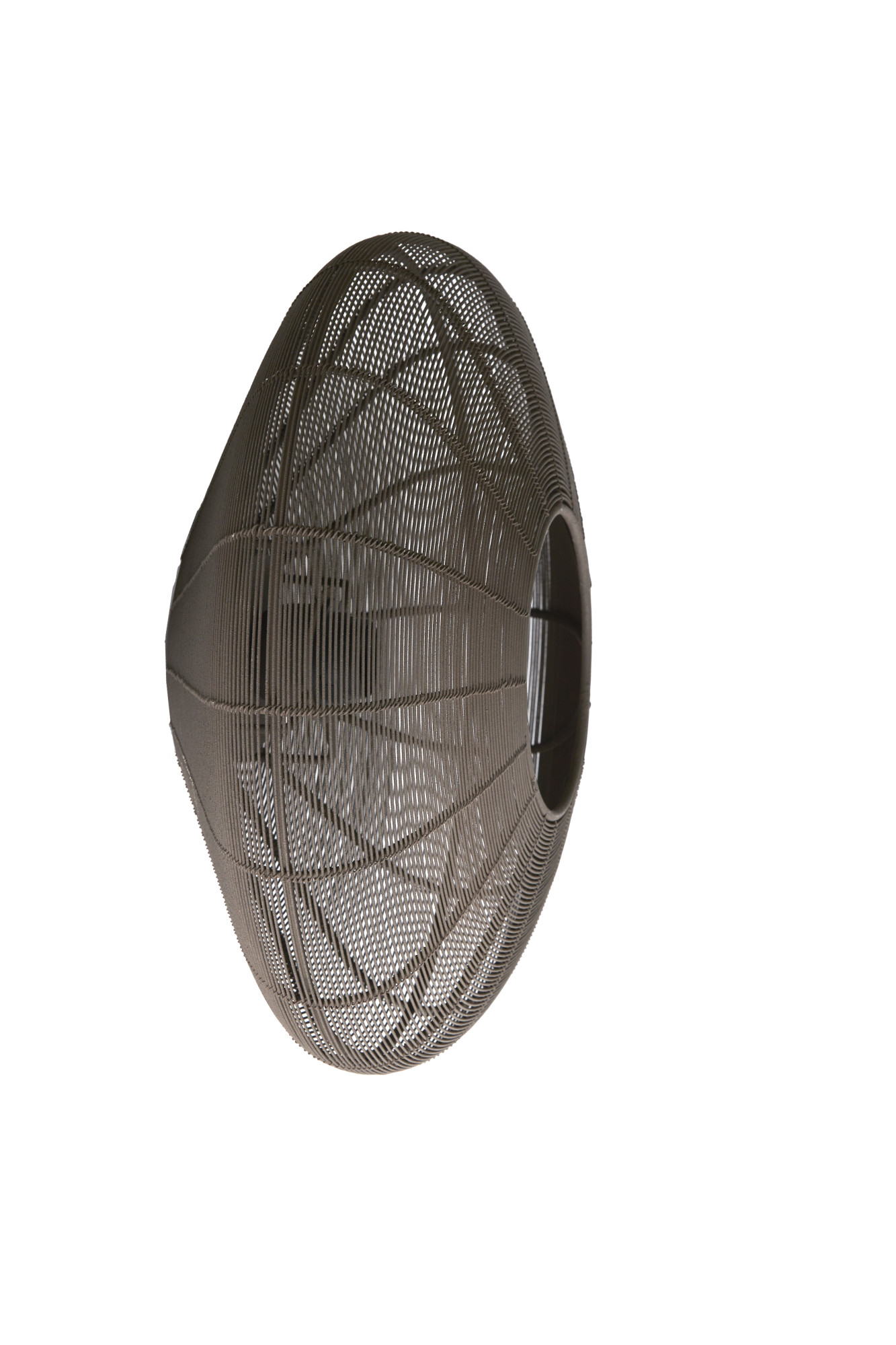 Suspension ronde en rotin couleur naturelle Light & Living Bahoto – Image 3