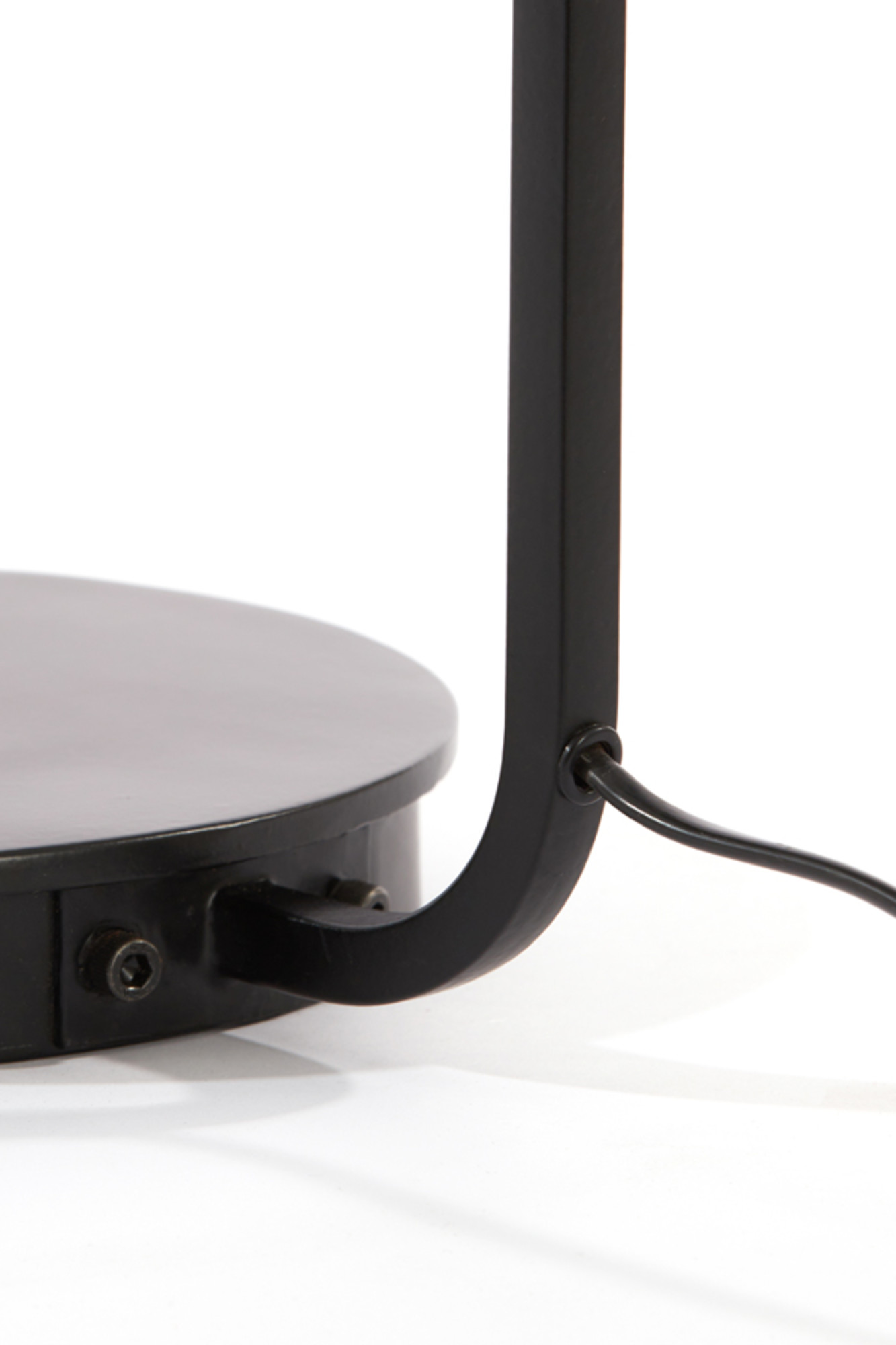 Piedestal de lampe noir moderne Light & Living Mareno – Image 6