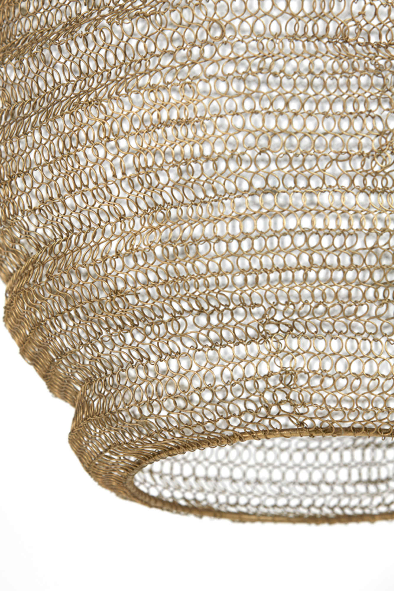 Suspension dorée avec design tressé Light & Living Nina – Image 8