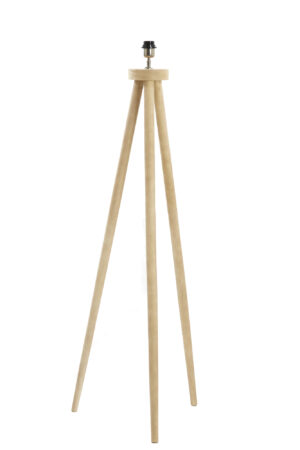 Alternative view of Socle de lampe en bois à trois pieds Light & Living Ilias
